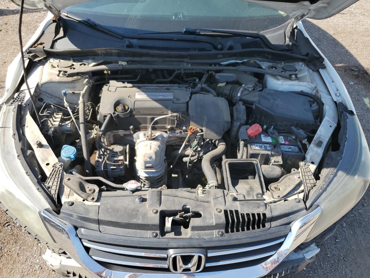 2013 Honda Accord Exl White vin: 1HGCR2F80DA060017