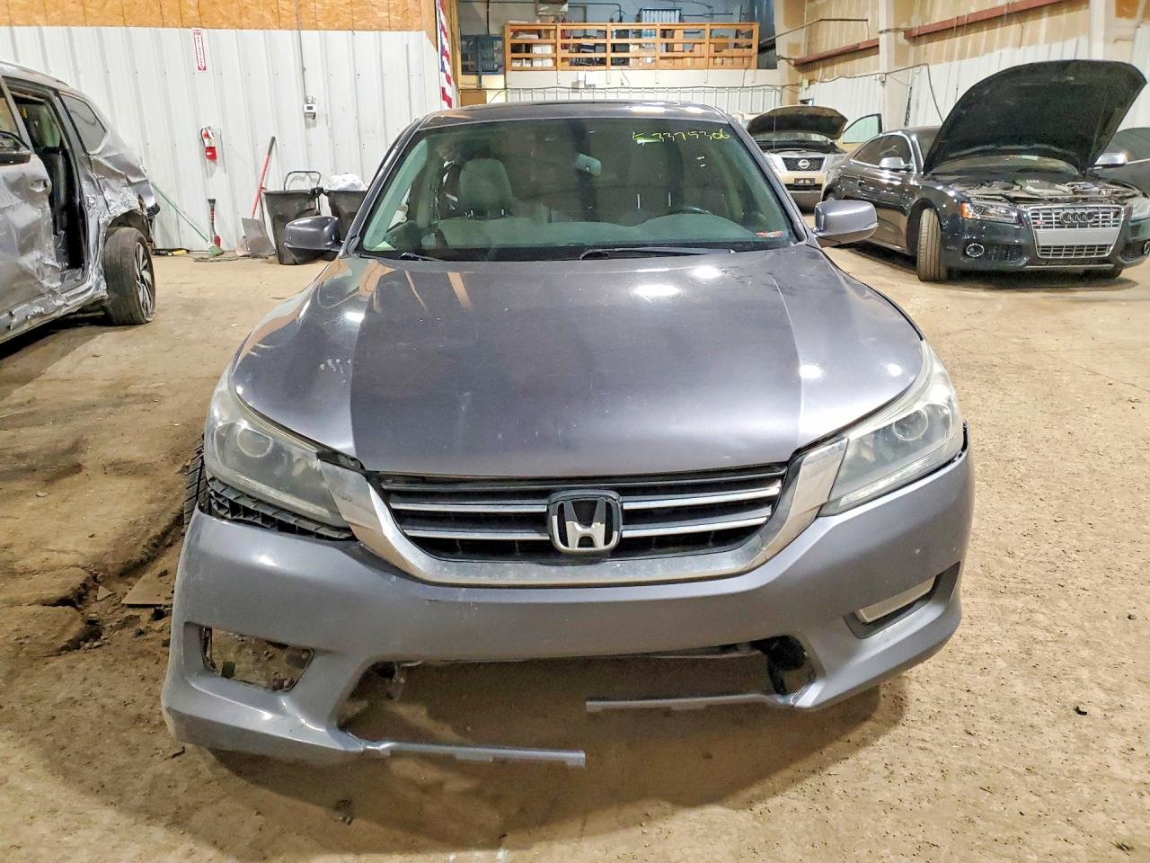 2013 Honda Accord Exl Gray vin: 1HGCR2F80DA073897