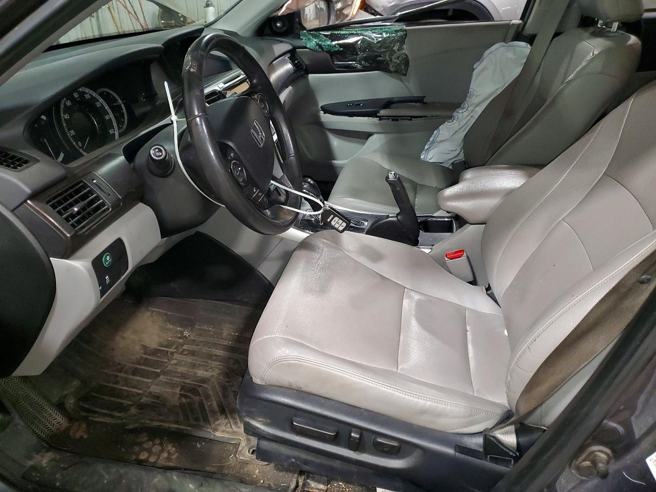 2013 Honda Accord Exl Gray vin: 1HGCR2F80DA073897