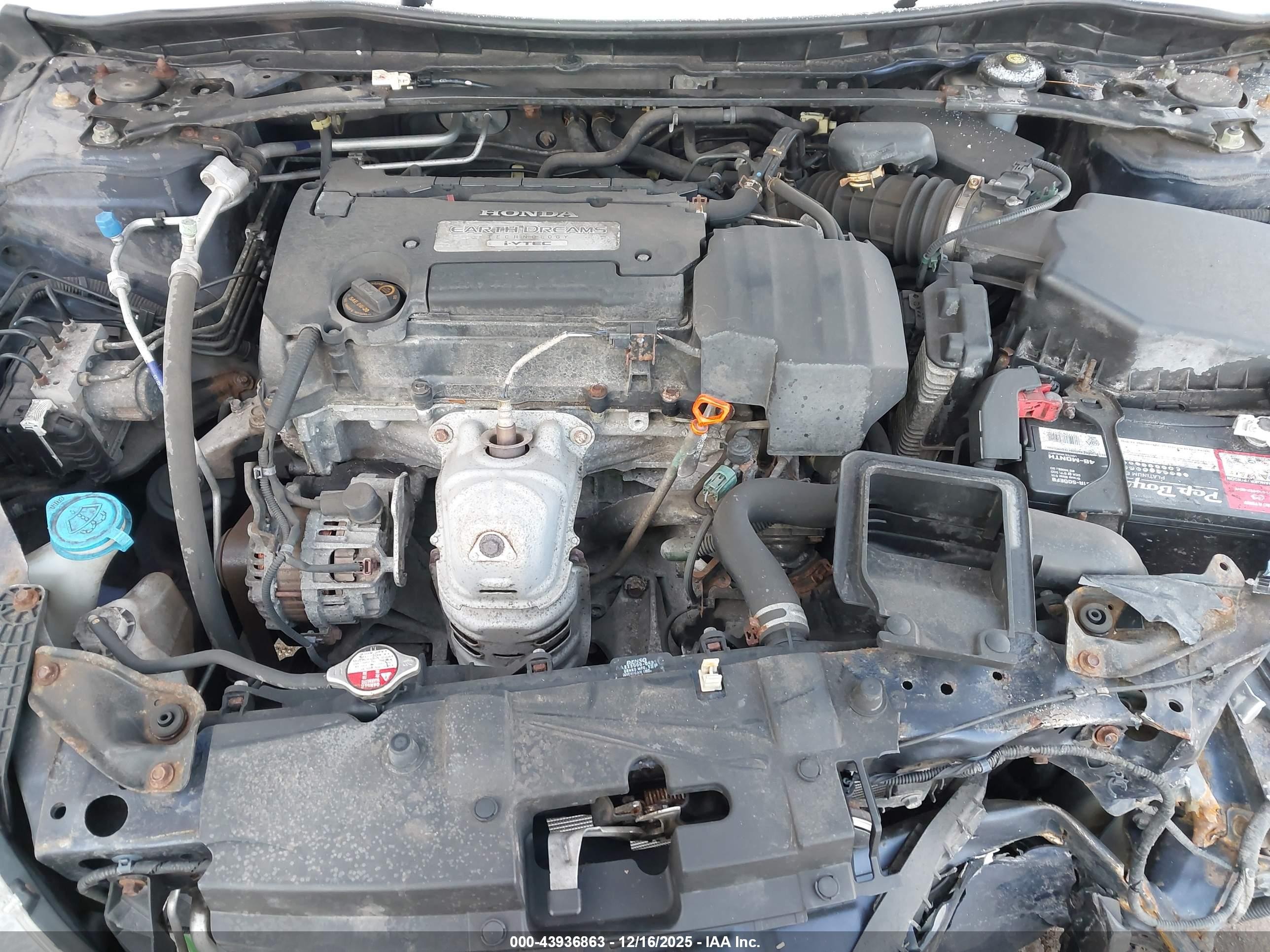 2013 Honda Accord Ex-l Blue vin: 1HGCR2F80DA087766