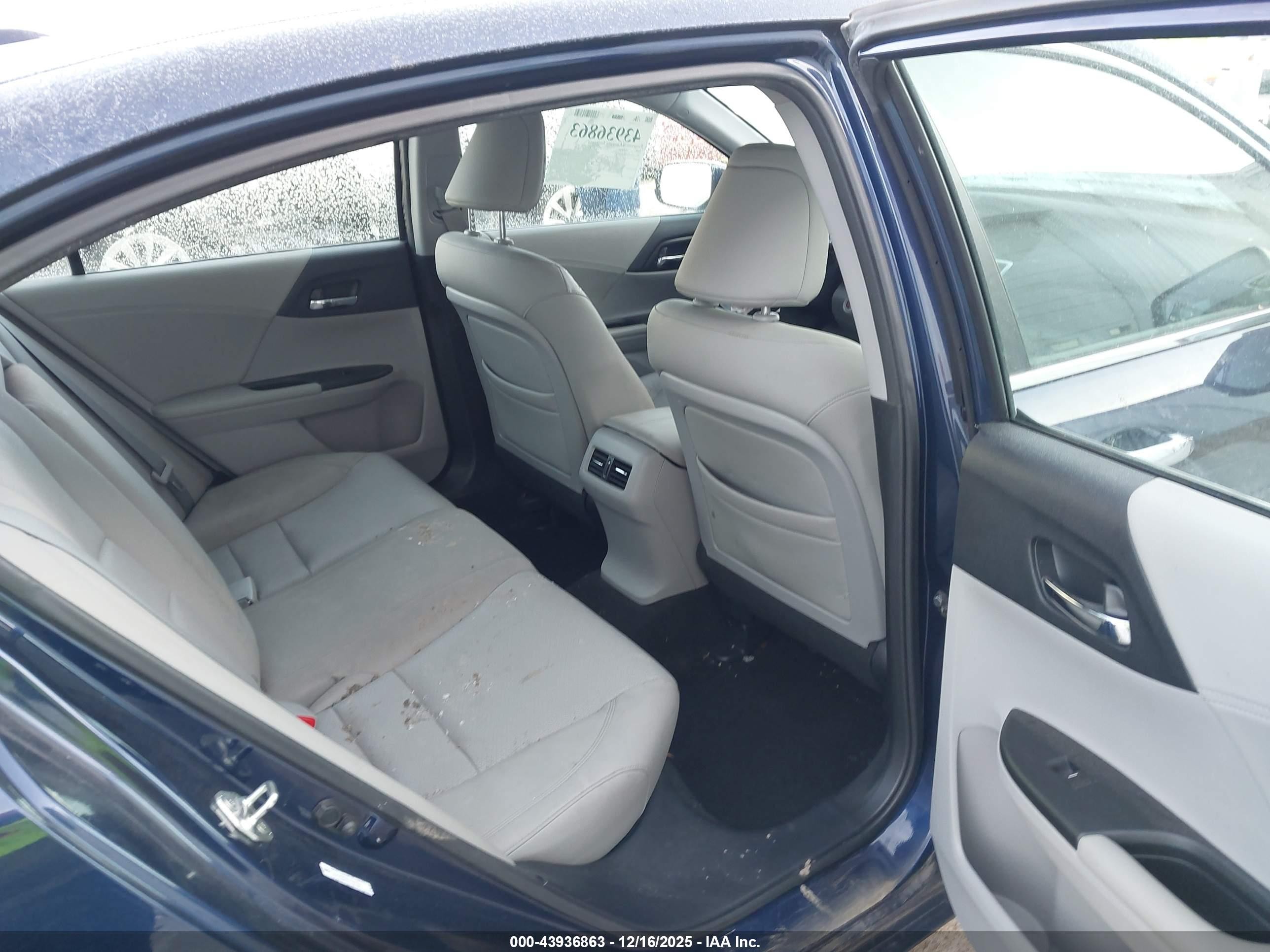 2013 Honda Accord Ex-l Blue vin: 1HGCR2F80DA087766