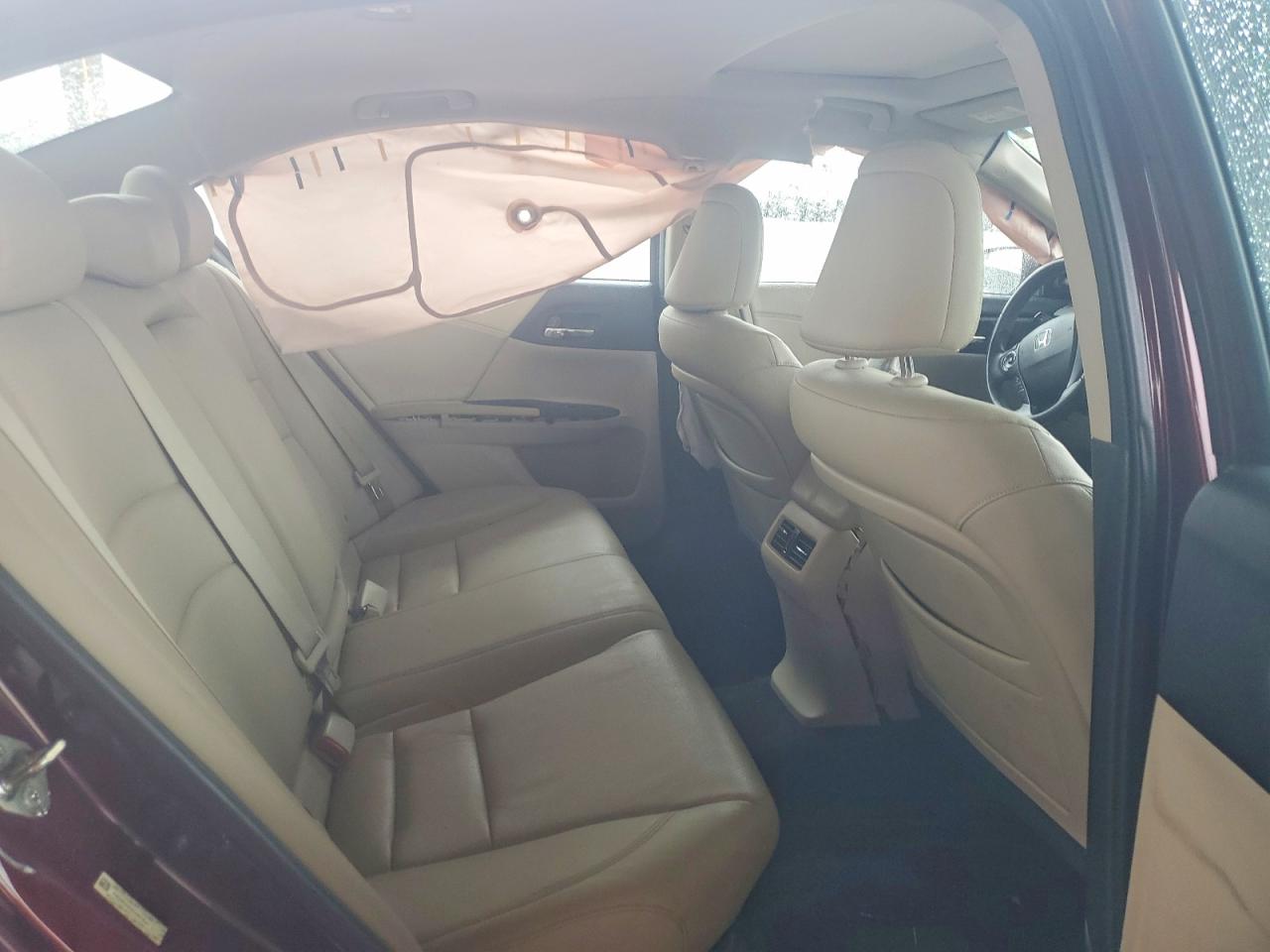 2013 Honda Accord Exl Burgundy vin: 1HGCR2F80DA107207