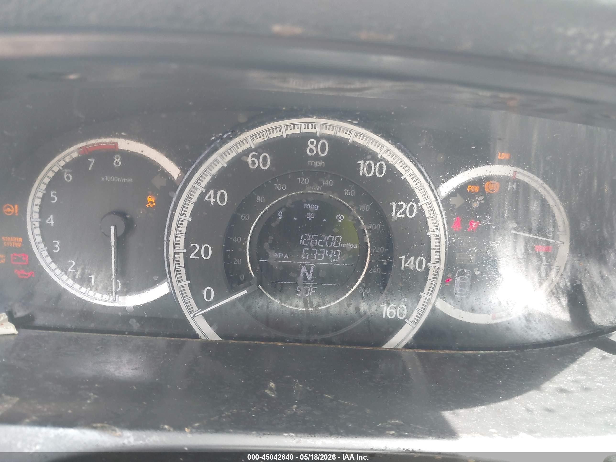 2013 Honda Accord Ex-l White vin: 1HGCR2F80DA120216