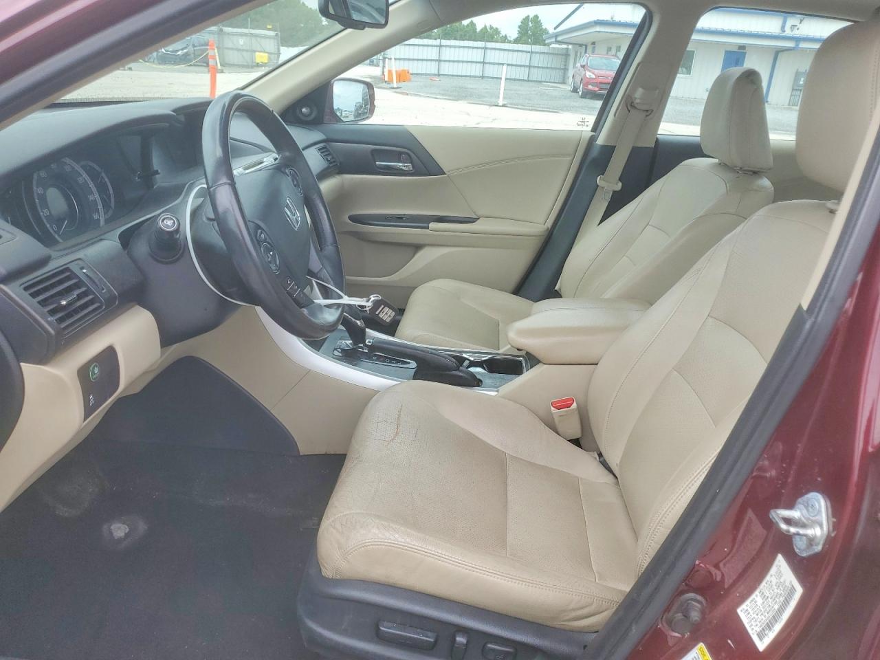 2013 Honda Accord Exl Burgundy vin: 1HGCR2F80DA123956