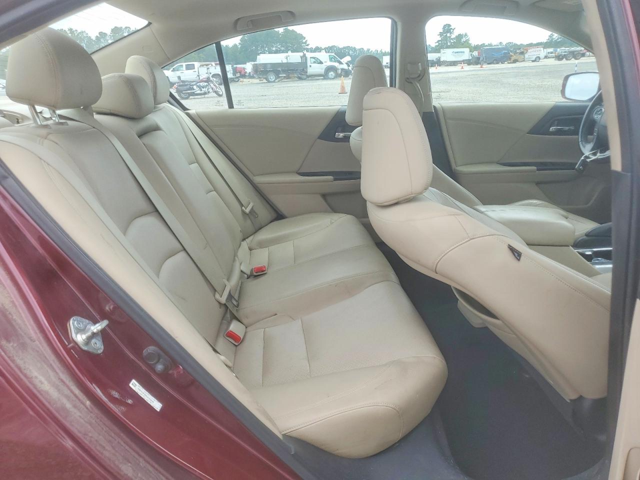 2013 Honda Accord Exl Burgundy vin: 1HGCR2F80DA123956