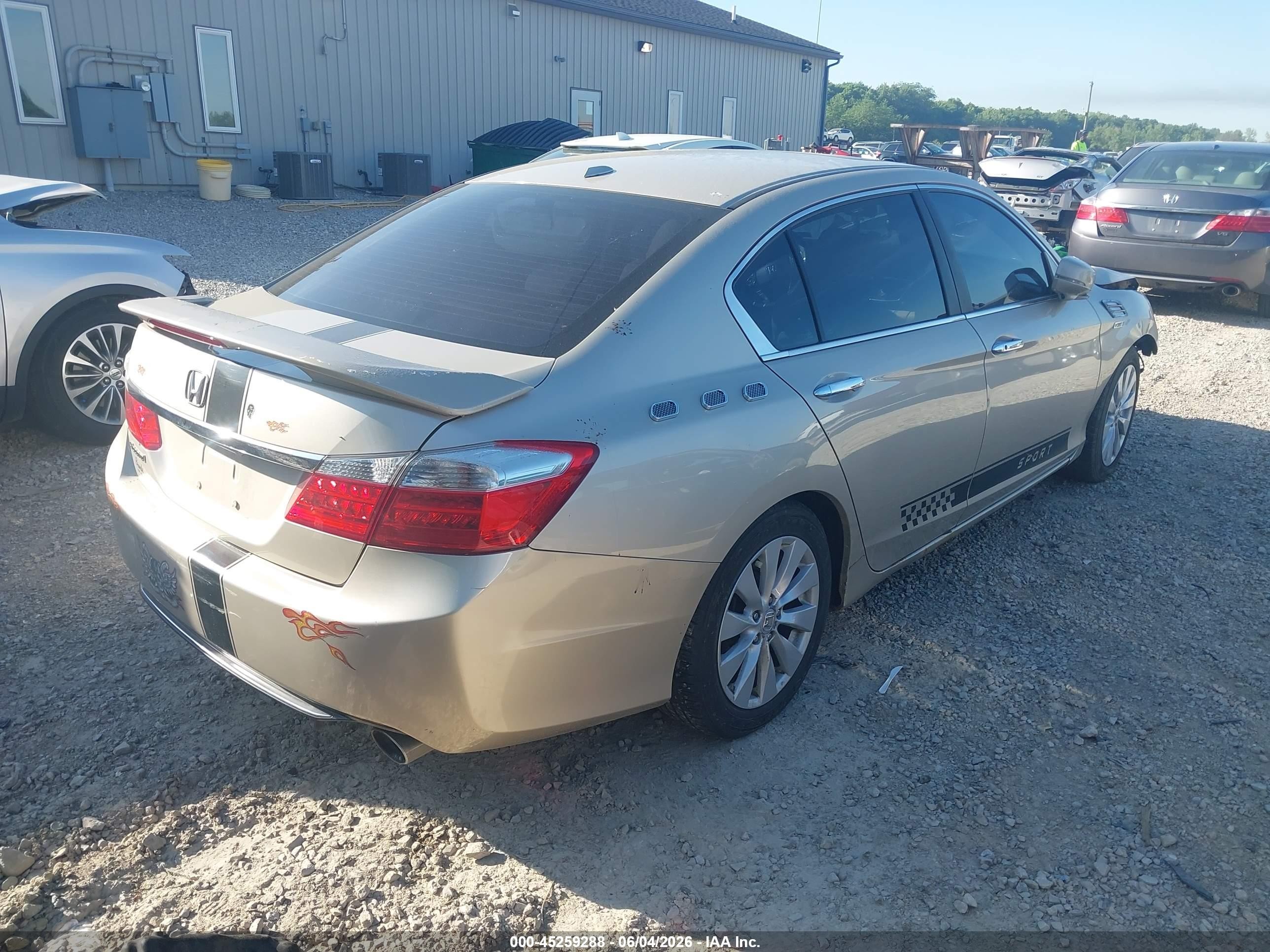 2013 Honda Accord Ex-l Gold vin: 1HGCR2F80DA124525