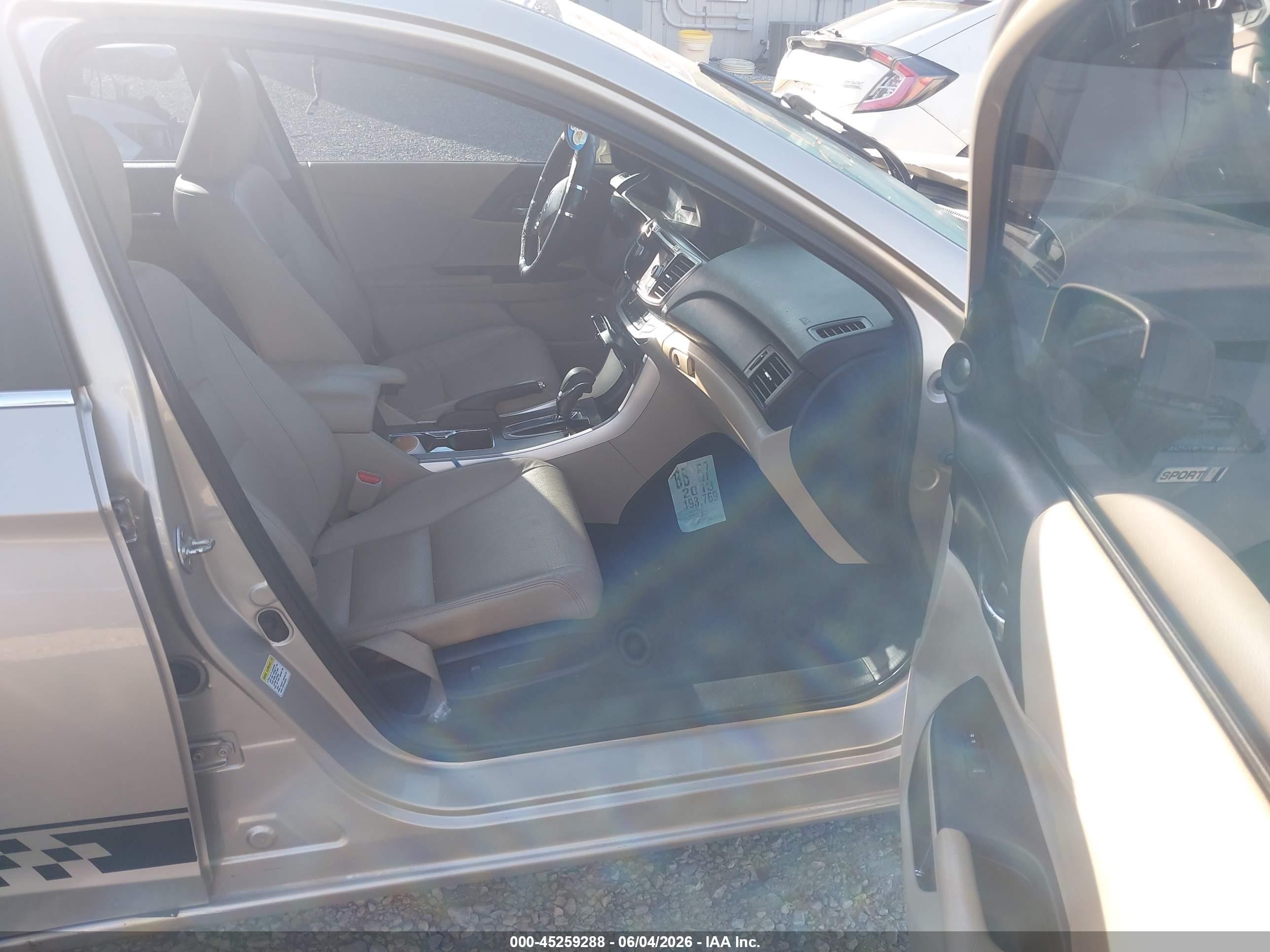 2013 Honda Accord Ex-l Gold vin: 1HGCR2F80DA124525