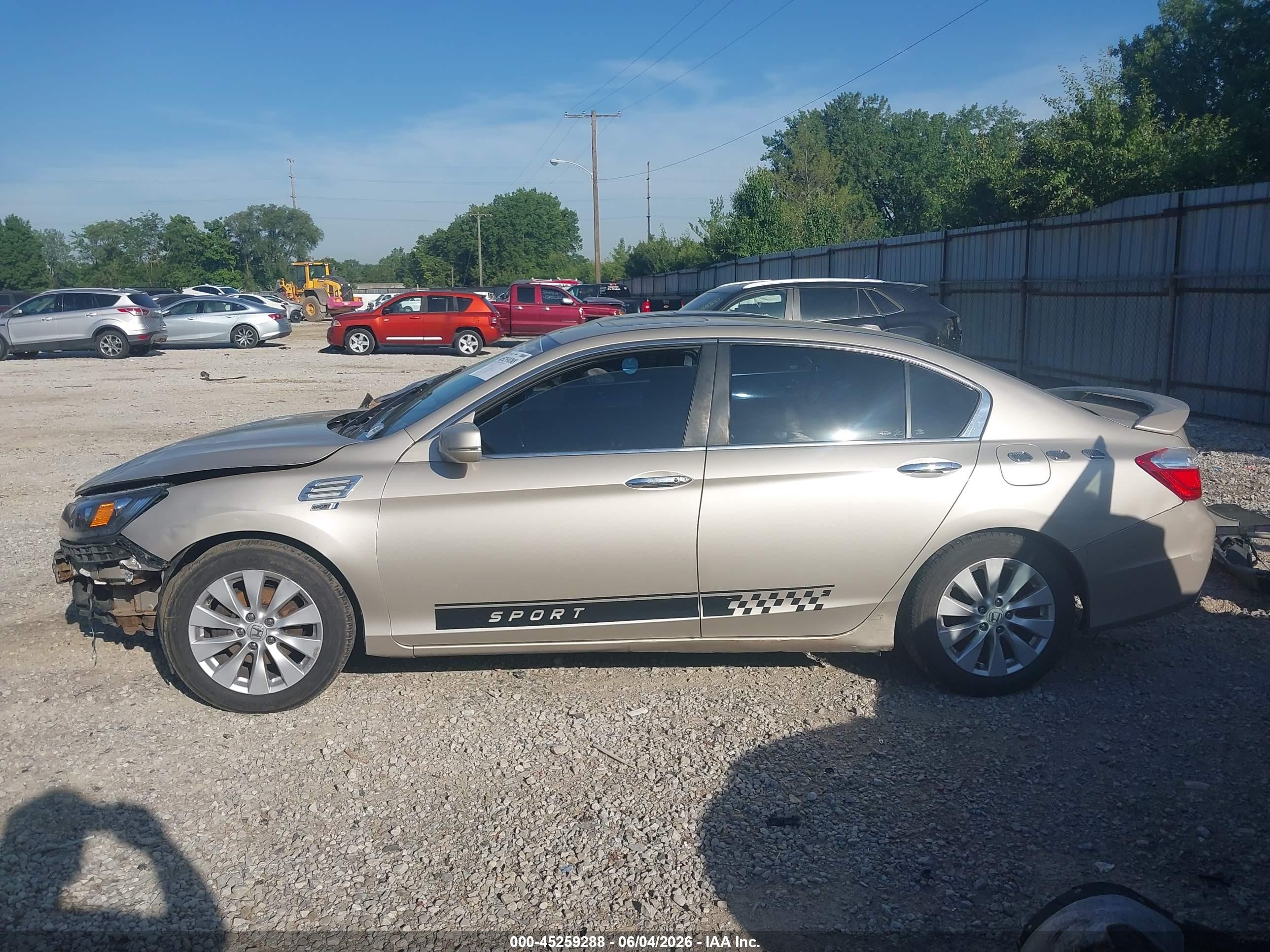 2013 Honda Accord Ex-l Gold vin: 1HGCR2F80DA124525