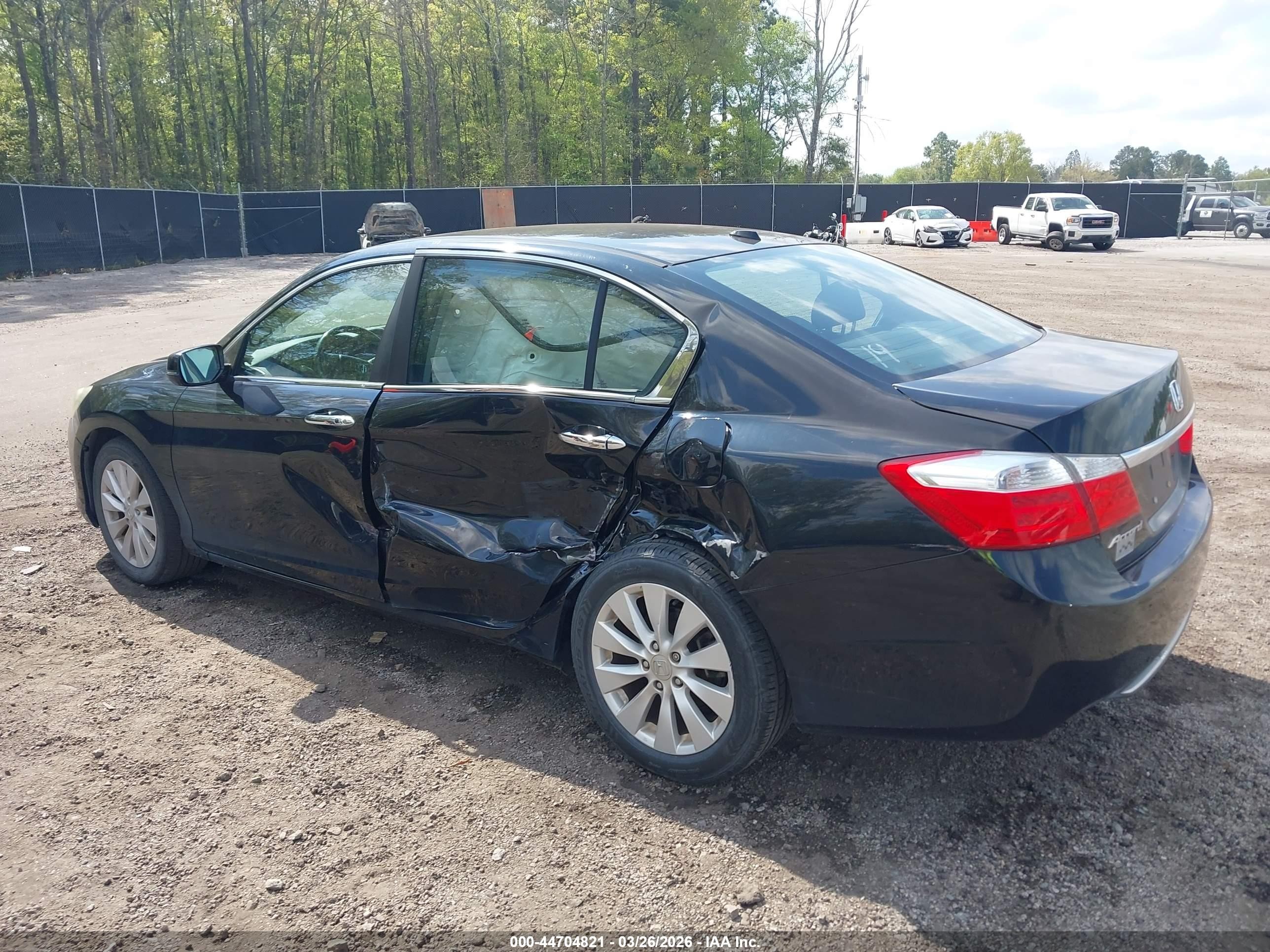 2013 Honda Accord Ex-l Black vin: 1HGCR2F80DA138134