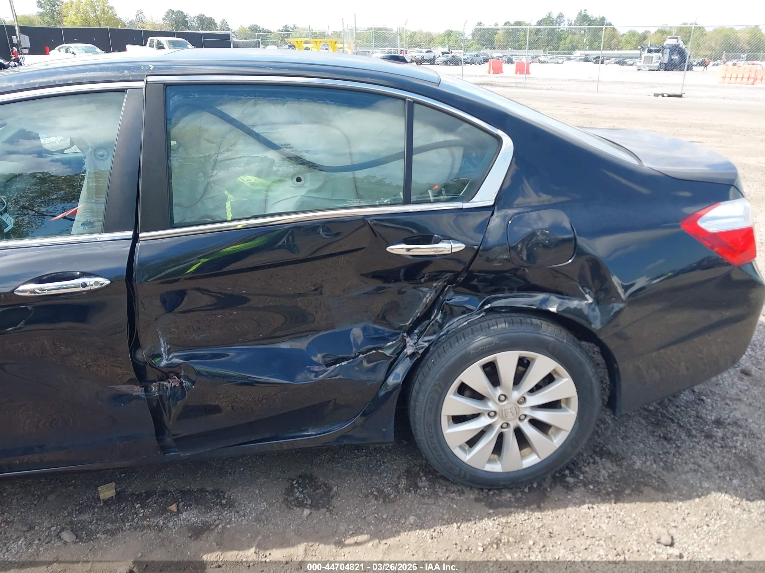 2013 Honda Accord Ex-l Black vin: 1HGCR2F80DA138134