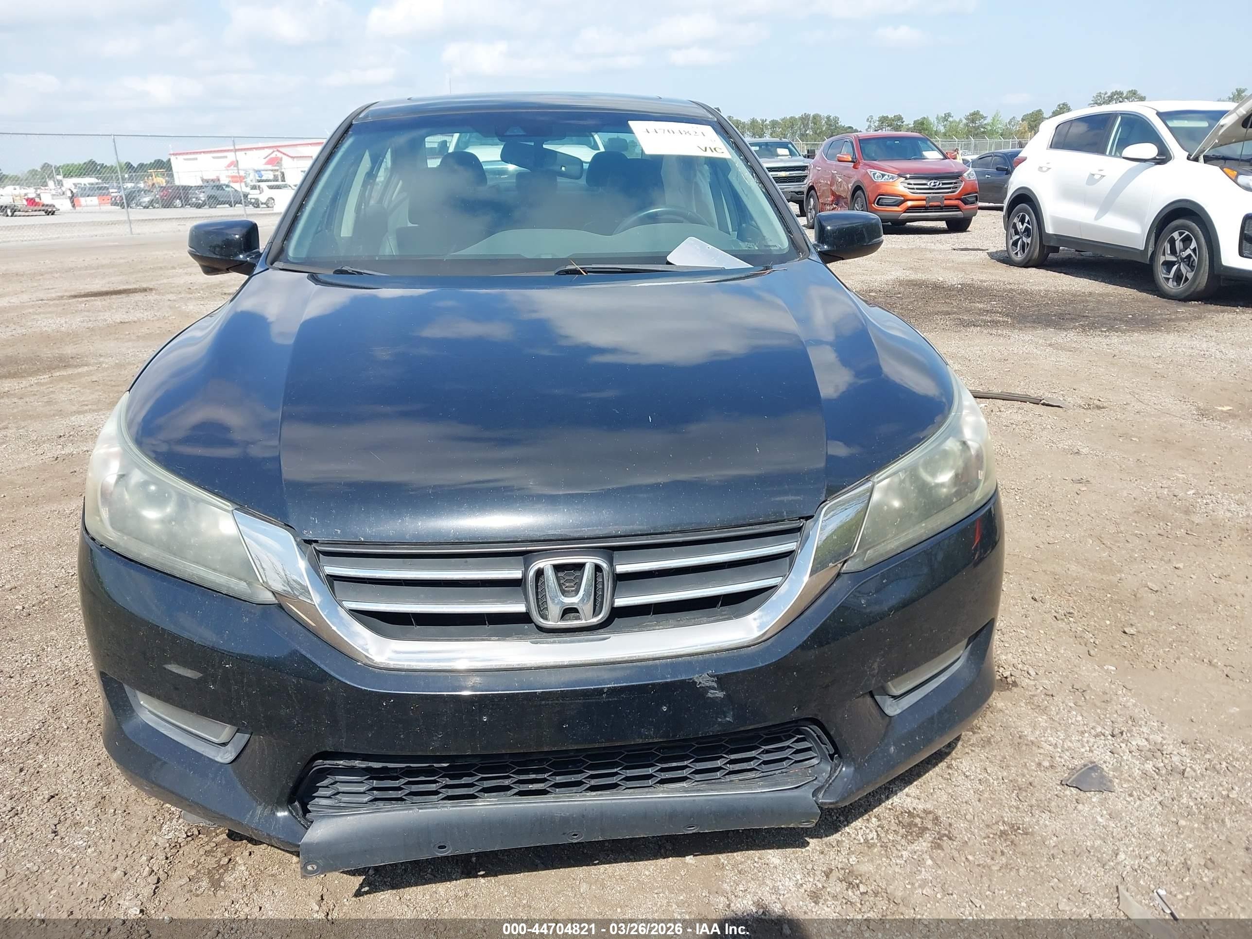 2013 Honda Accord Ex-l Black vin: 1HGCR2F80DA138134
