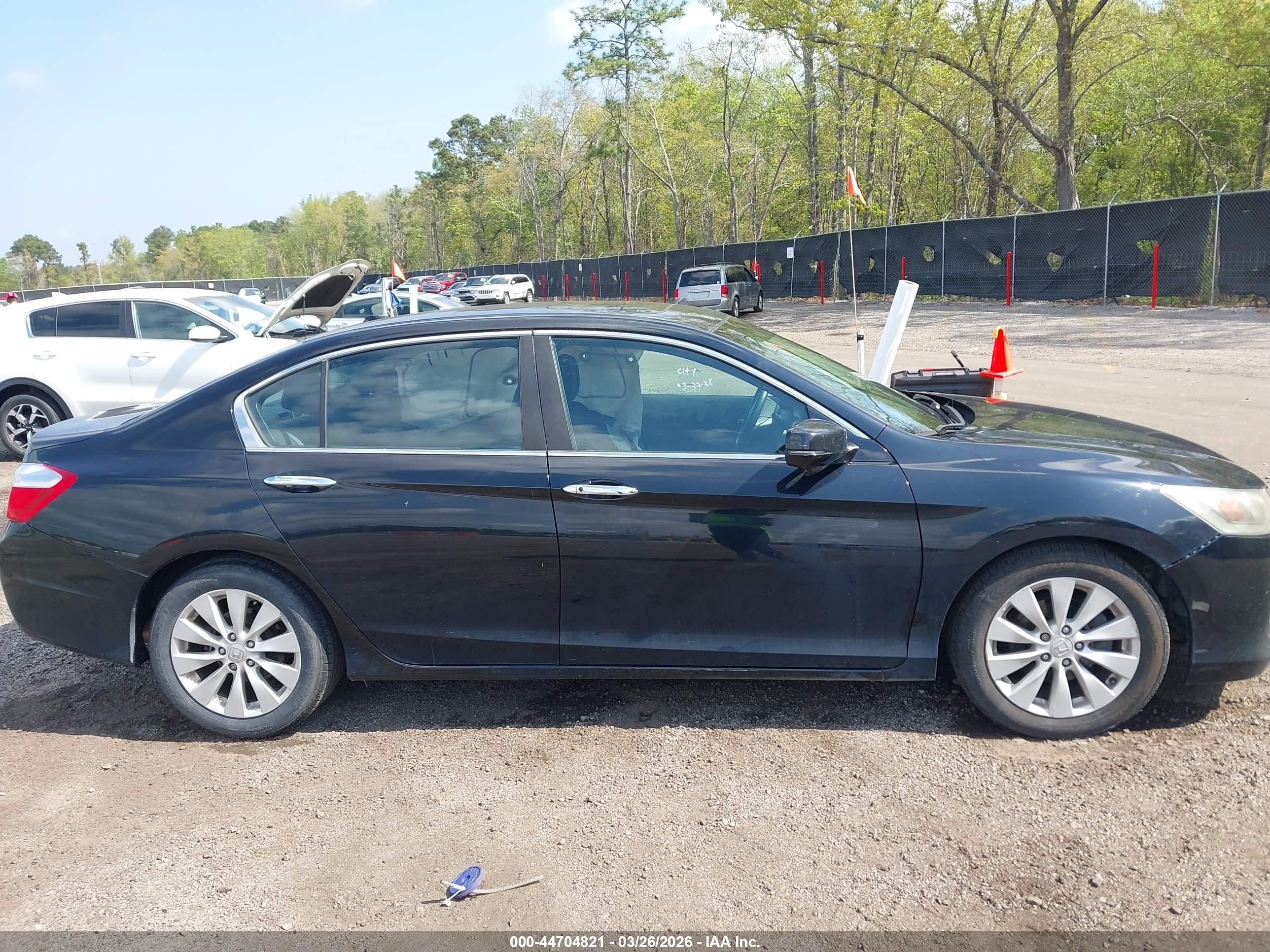 2013 Honda Accord Ex-l Black vin: 1HGCR2F80DA138134