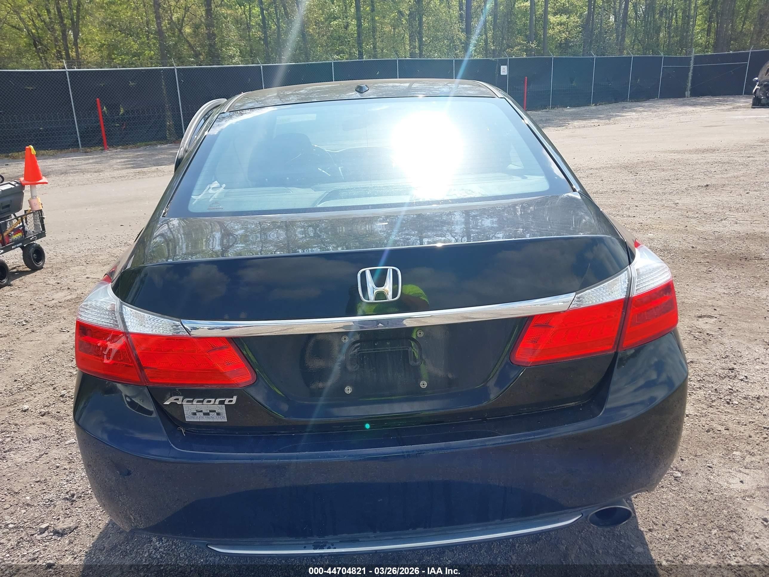 2013 Honda Accord Ex-l Black vin: 1HGCR2F80DA138134