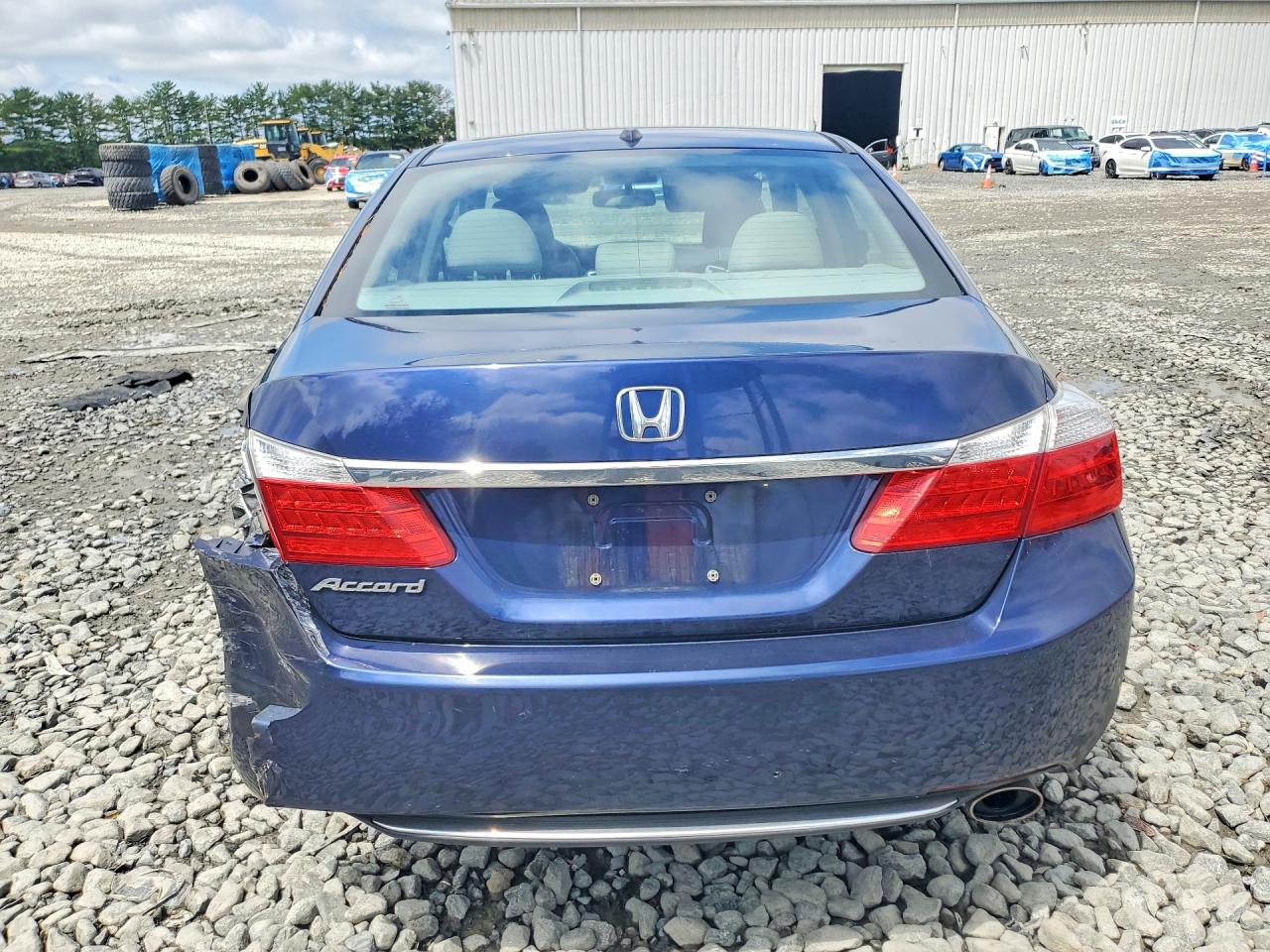 2013 Honda Accord Exl Blue vin: 1HGCR2F80DA150834