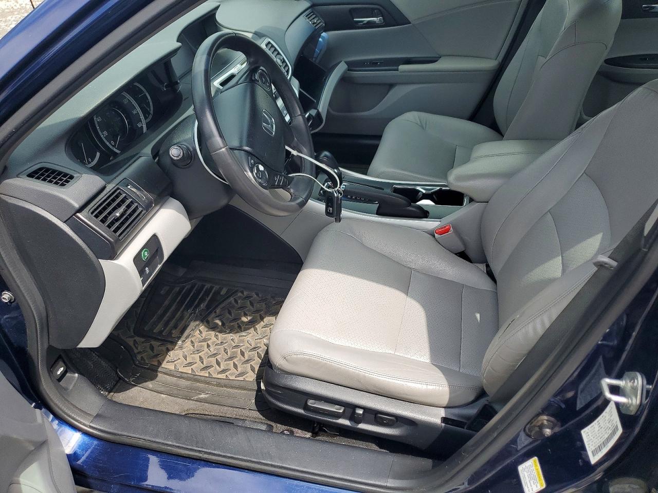 2013 Honda Accord Exl Blue vin: 1HGCR2F80DA150834