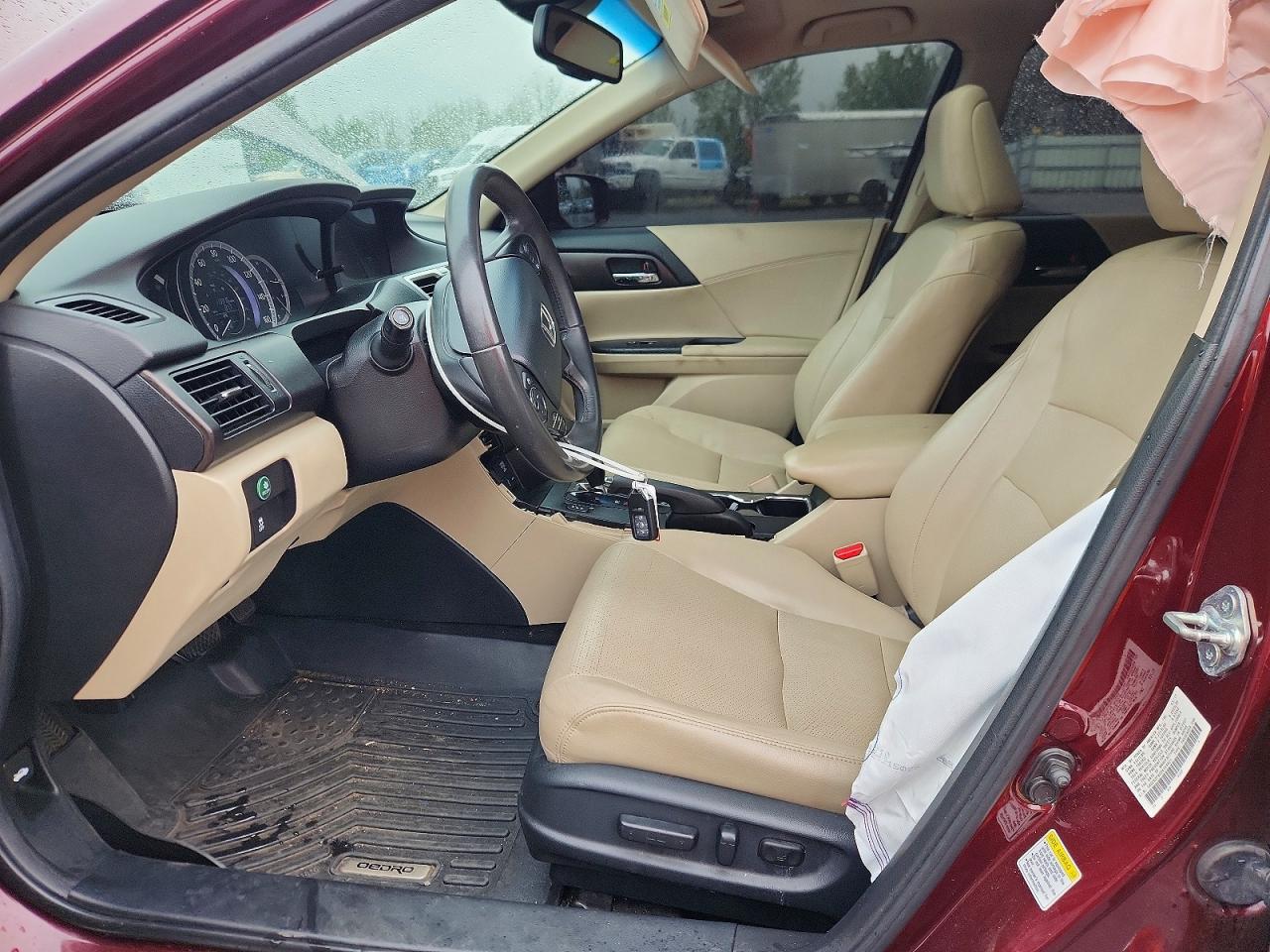 2013 Honda Accord Exl Burgundy vin: 1HGCR2F80DA154821