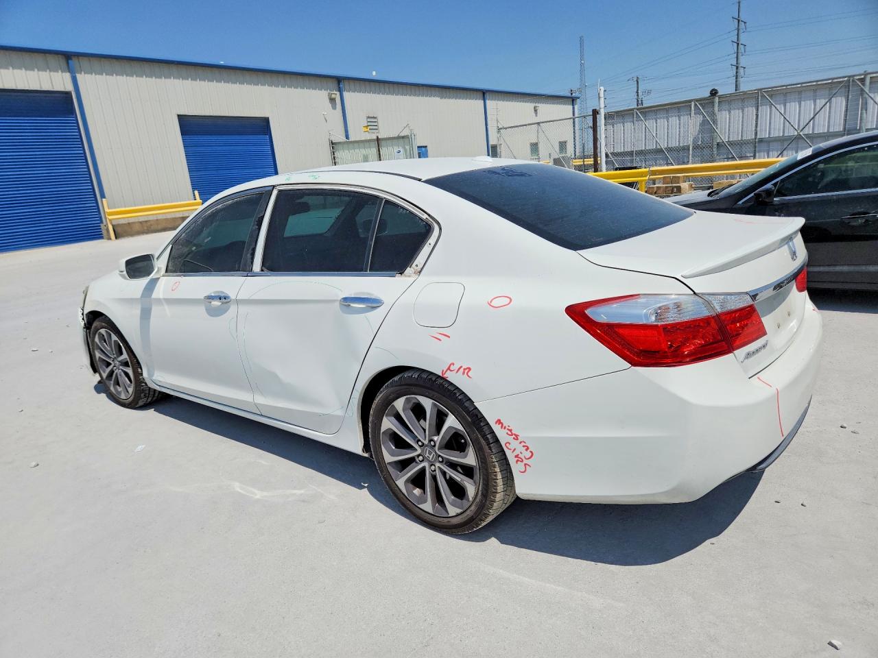 2013 Honda Accord Exl White vin: 1HGCR2F80DA164619