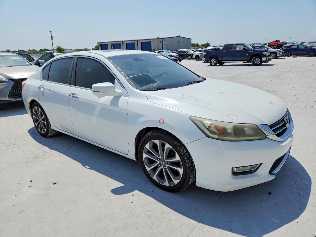 2013 Honda Accord Exl White vin: 1HGCR2F80DA164619