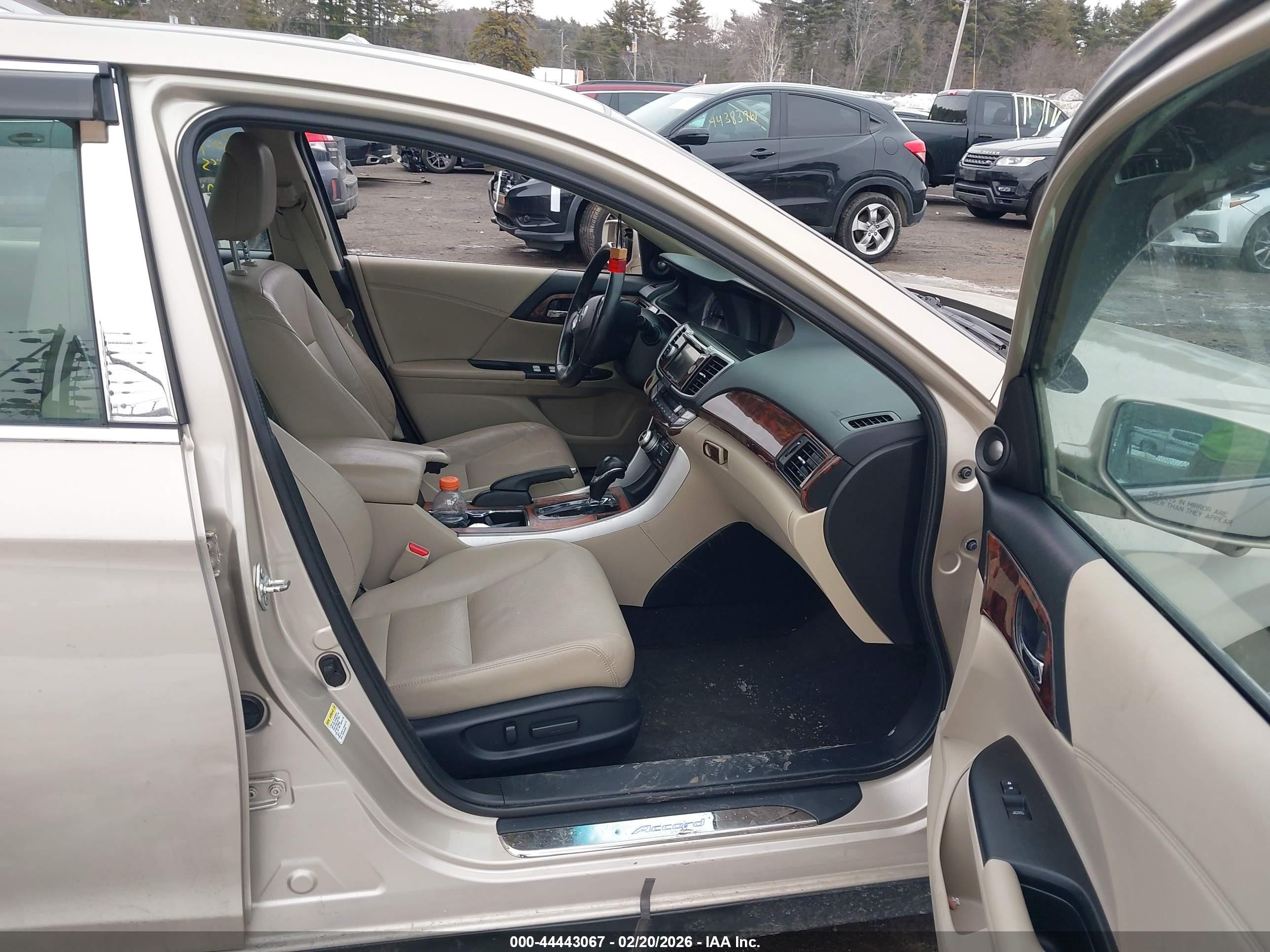2013 Honda Accord Ex-l Золотой vin: 1HGCR2F80DA196972