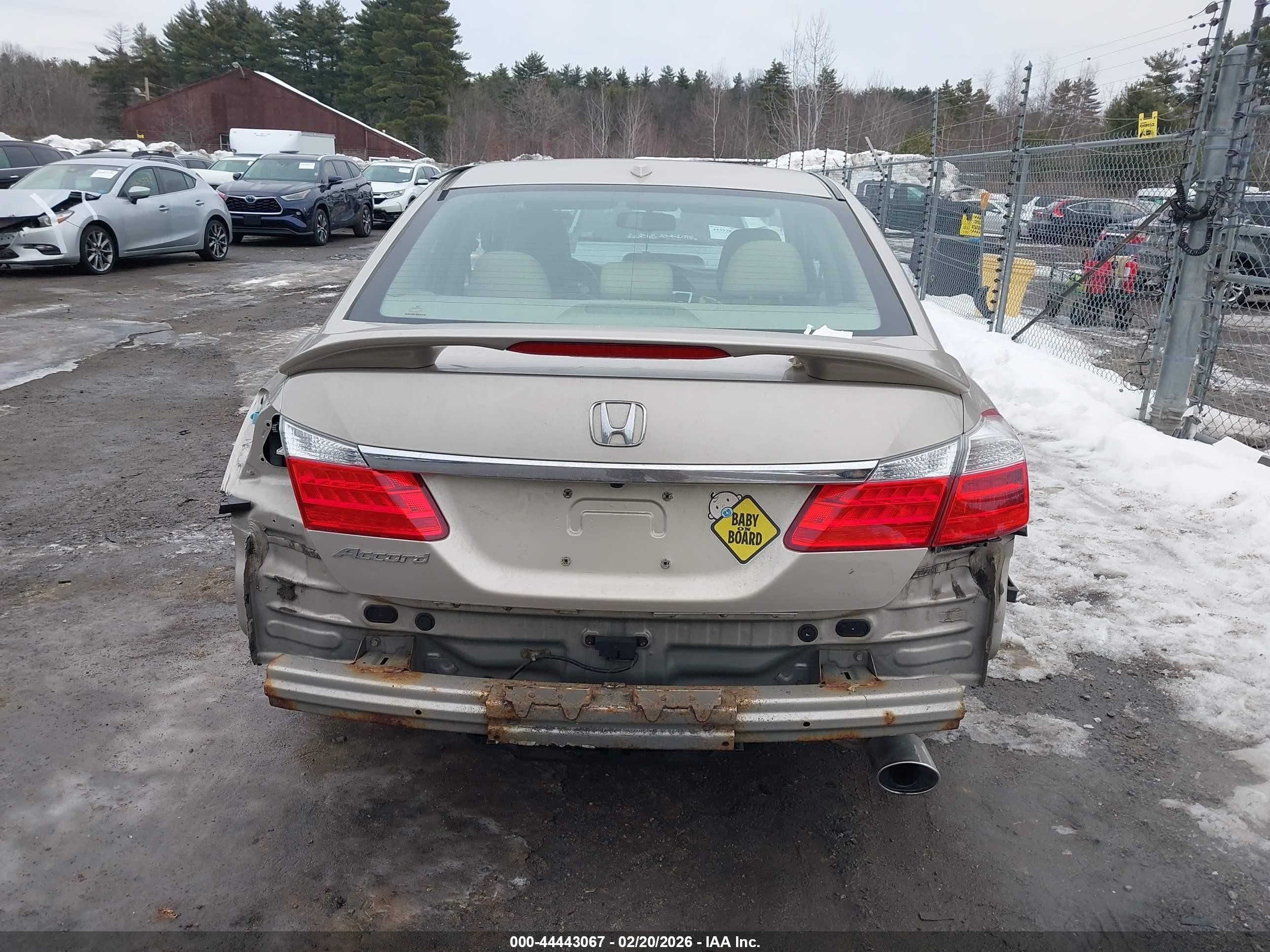 2013 Honda Accord Ex-l Золотой vin: 1HGCR2F80DA196972