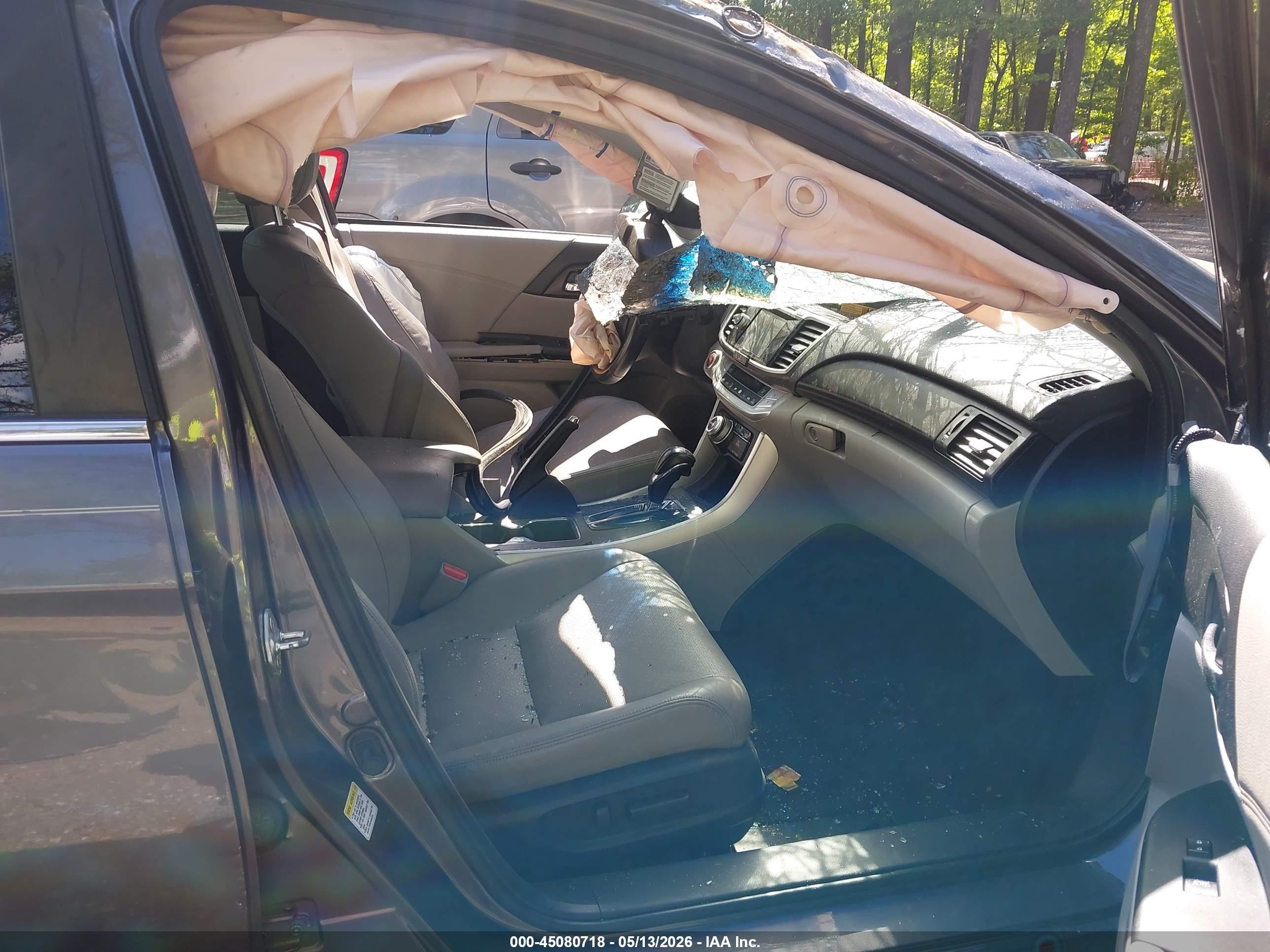 2013 Honda Accord Ex-l Серый vin: 1HGCR2F80DA197152