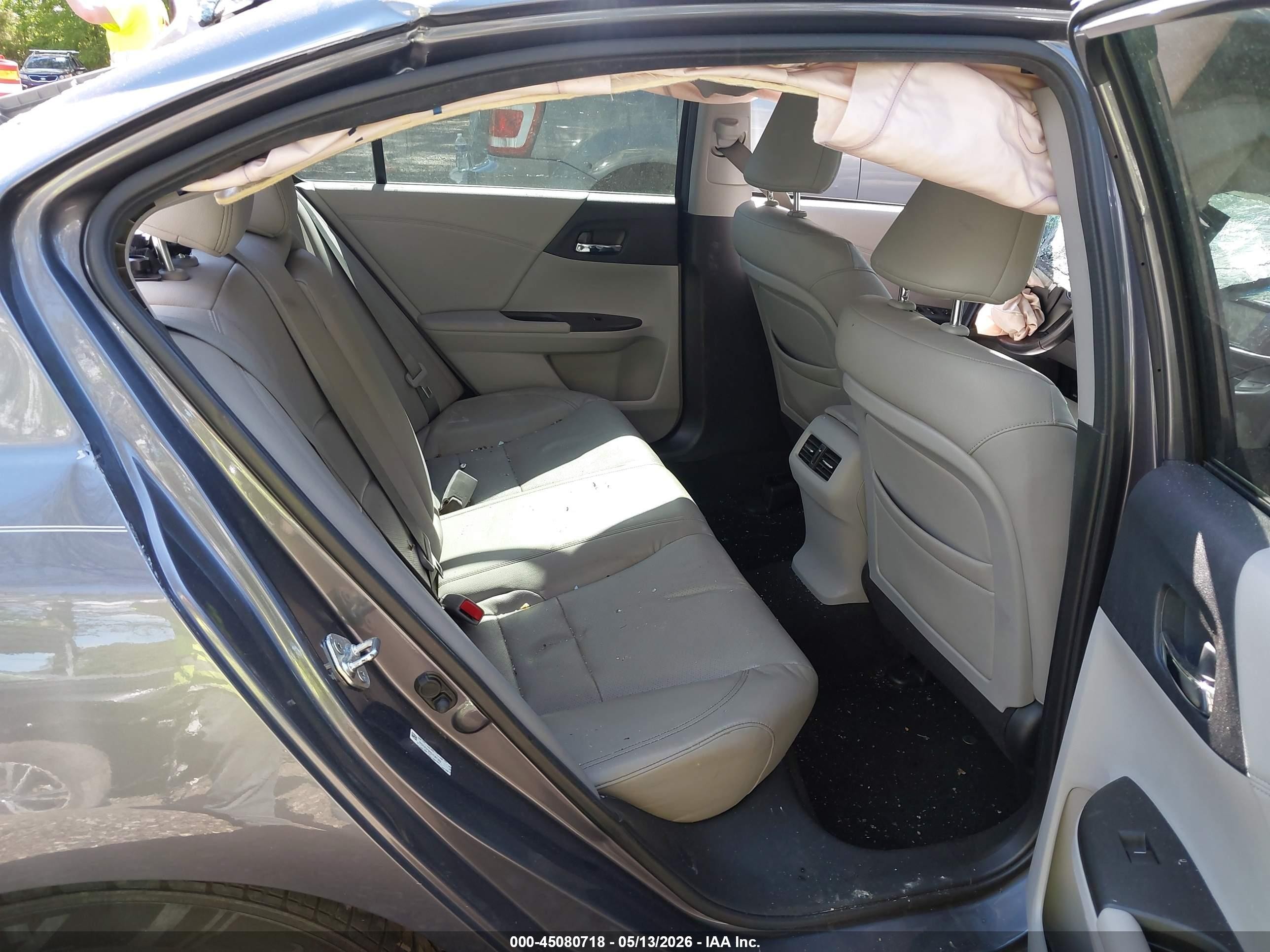 2013 Honda Accord Ex-l Серый vin: 1HGCR2F80DA197152