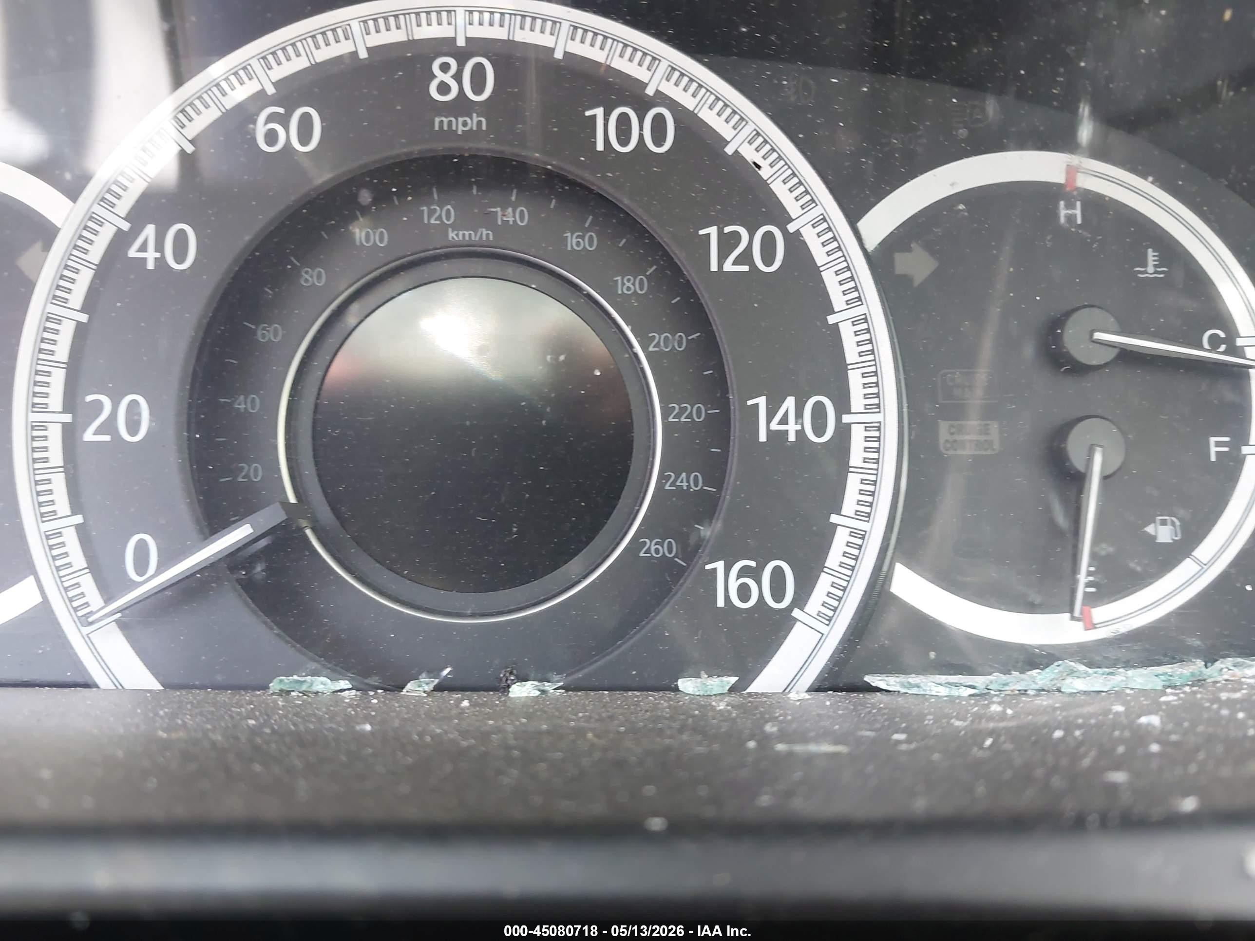 2013 Honda Accord Ex-l Серый vin: 1HGCR2F80DA197152