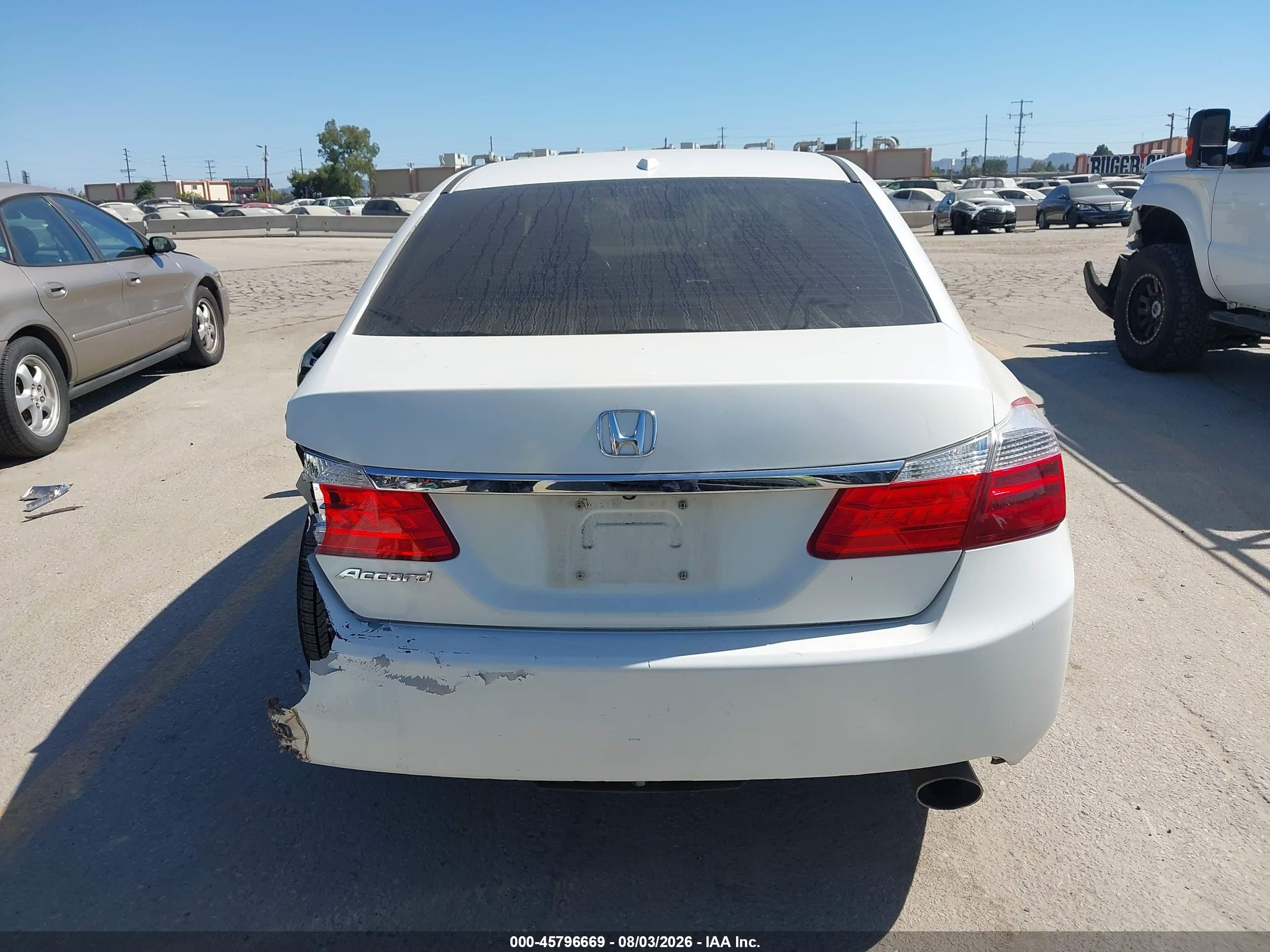 2013 Honda Accord Ex-l Белый vin: 1HGCR2F80DA197765