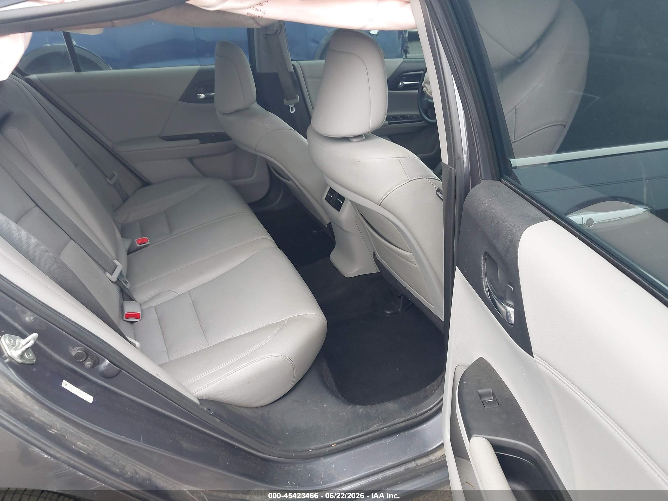 2013 Honda Accord Ex-l Gray vin: 1HGCR2F80DA202835