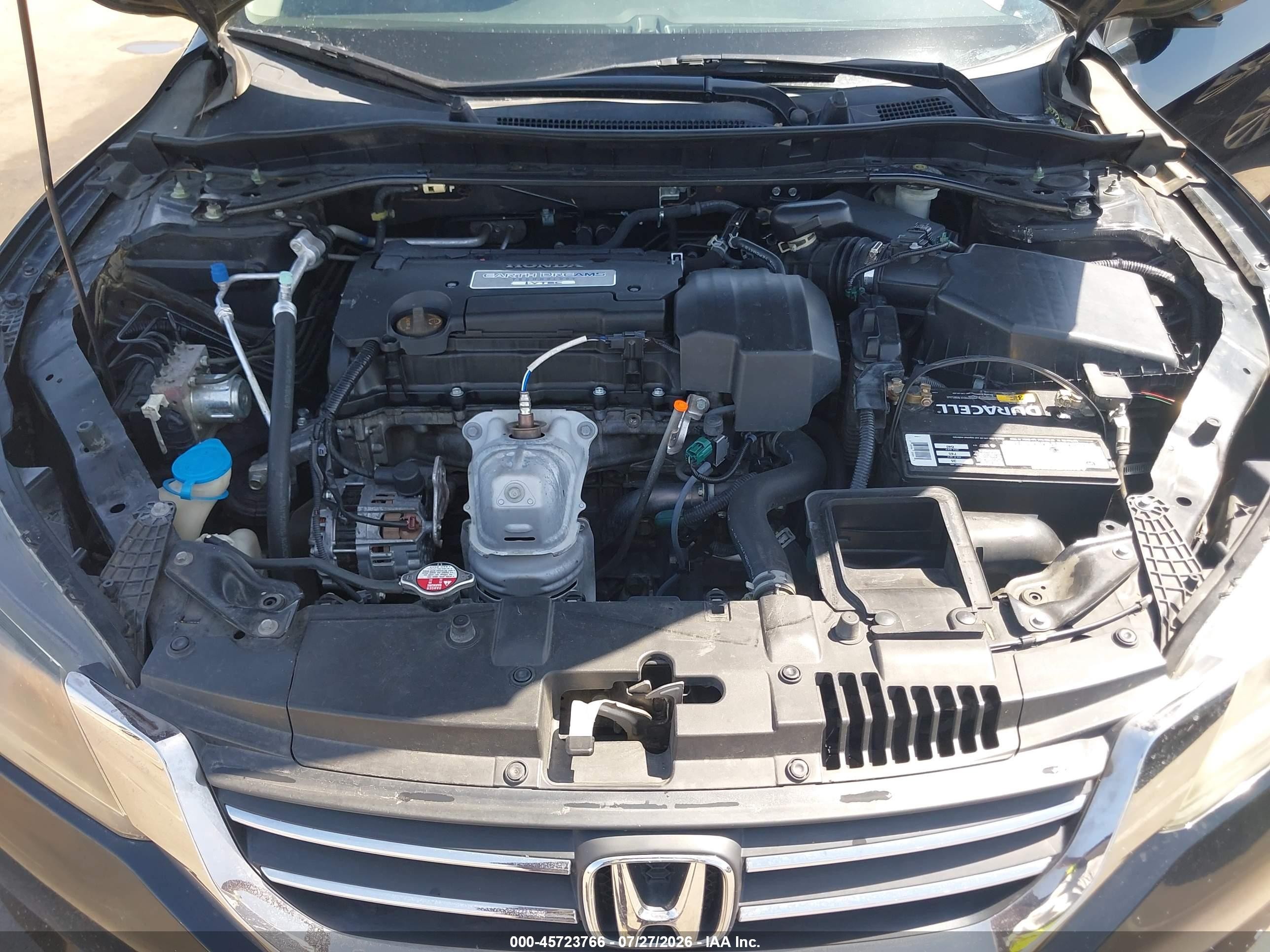 2013 Honda Accord Ex-l Black vin: 1HGCR2F80DA207761