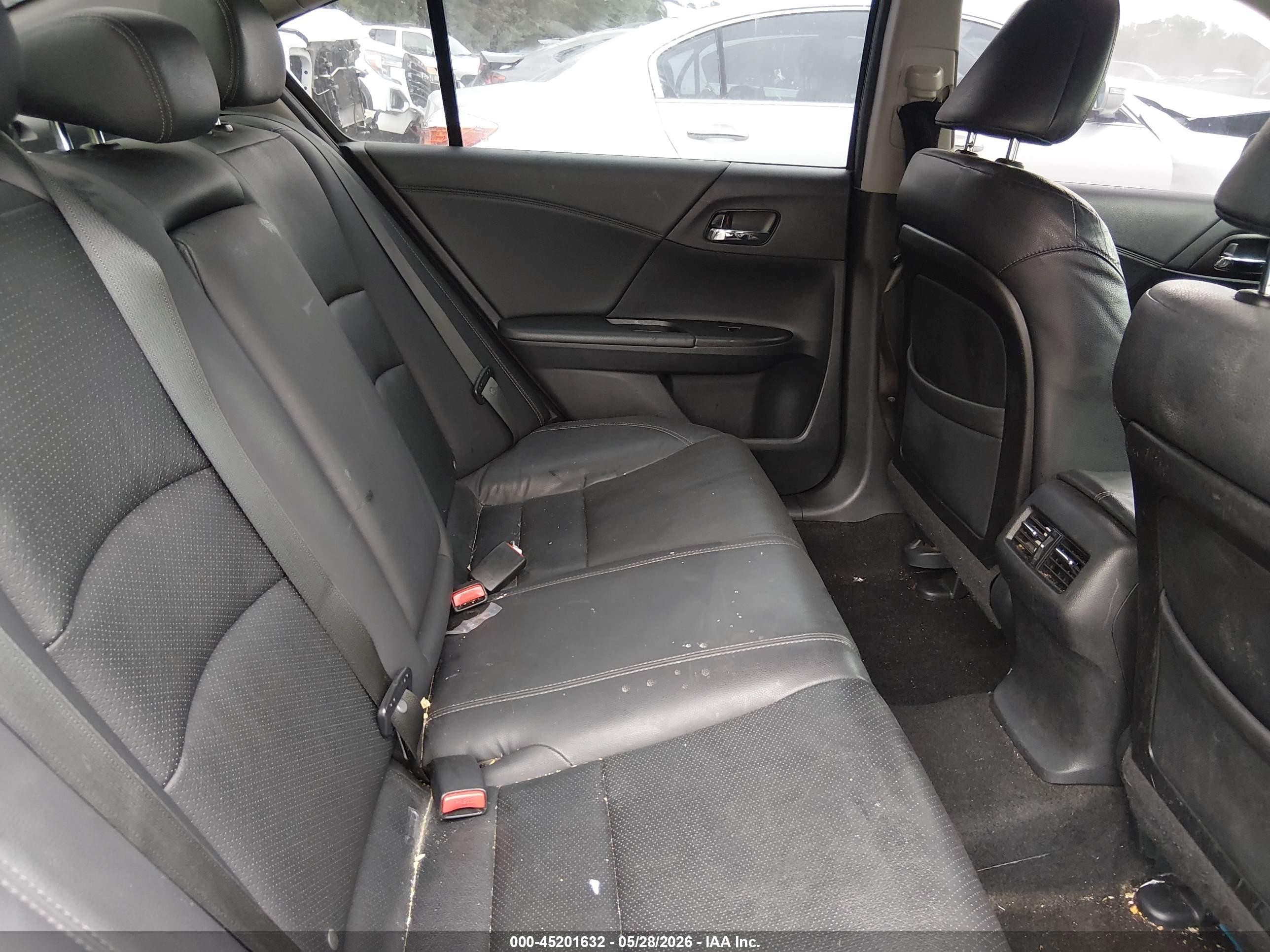 2013 Honda Accord Ex-l Black vin: 1HGCR2F80DA216699