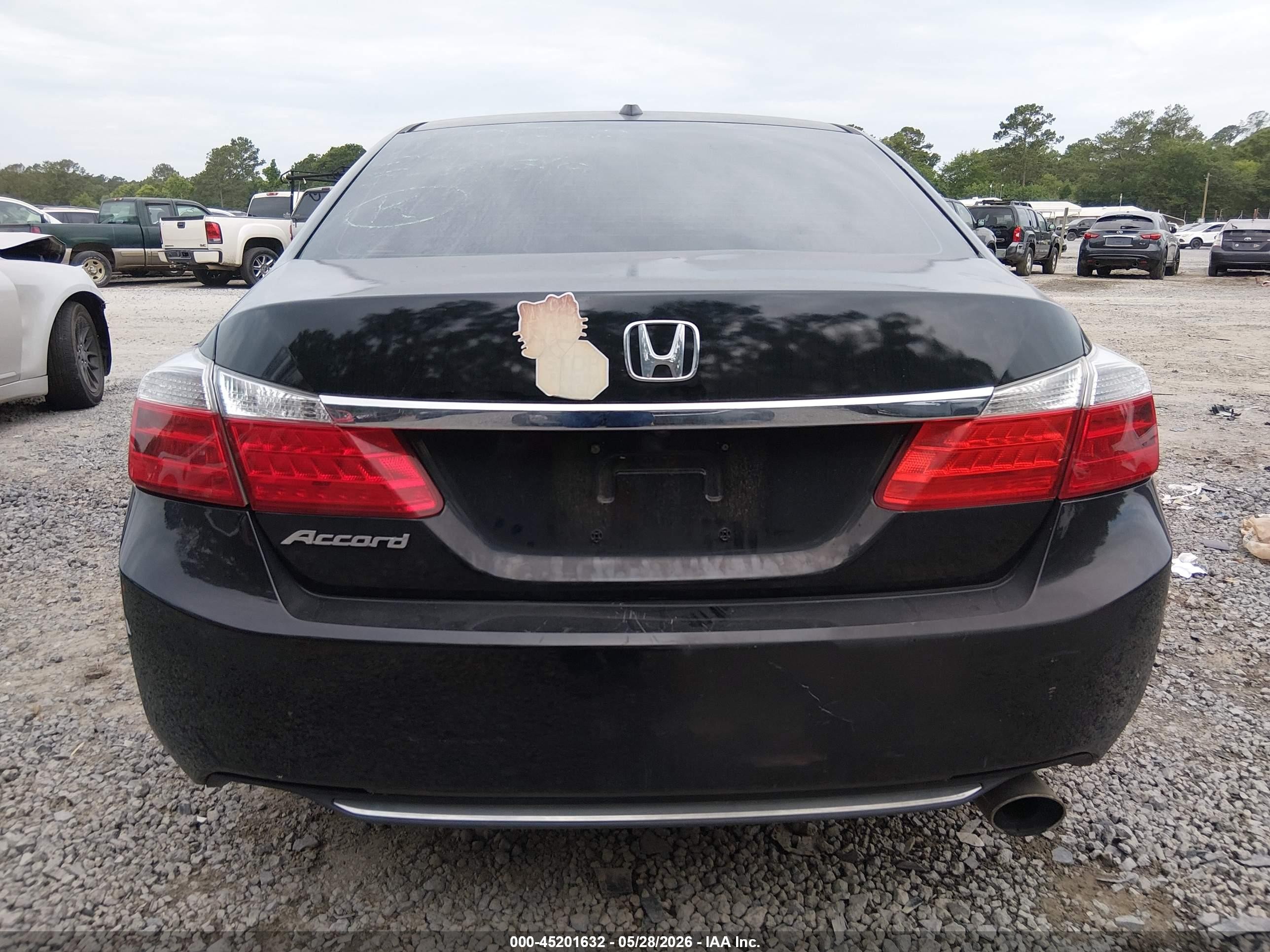 2013 Honda Accord Ex-l Black vin: 1HGCR2F80DA216699