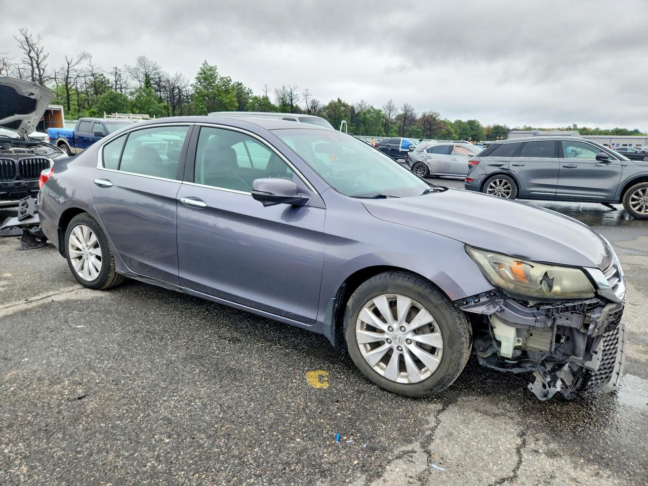 2013 Honda Accord Exl Gray vin: 1HGCR2F80DA227069