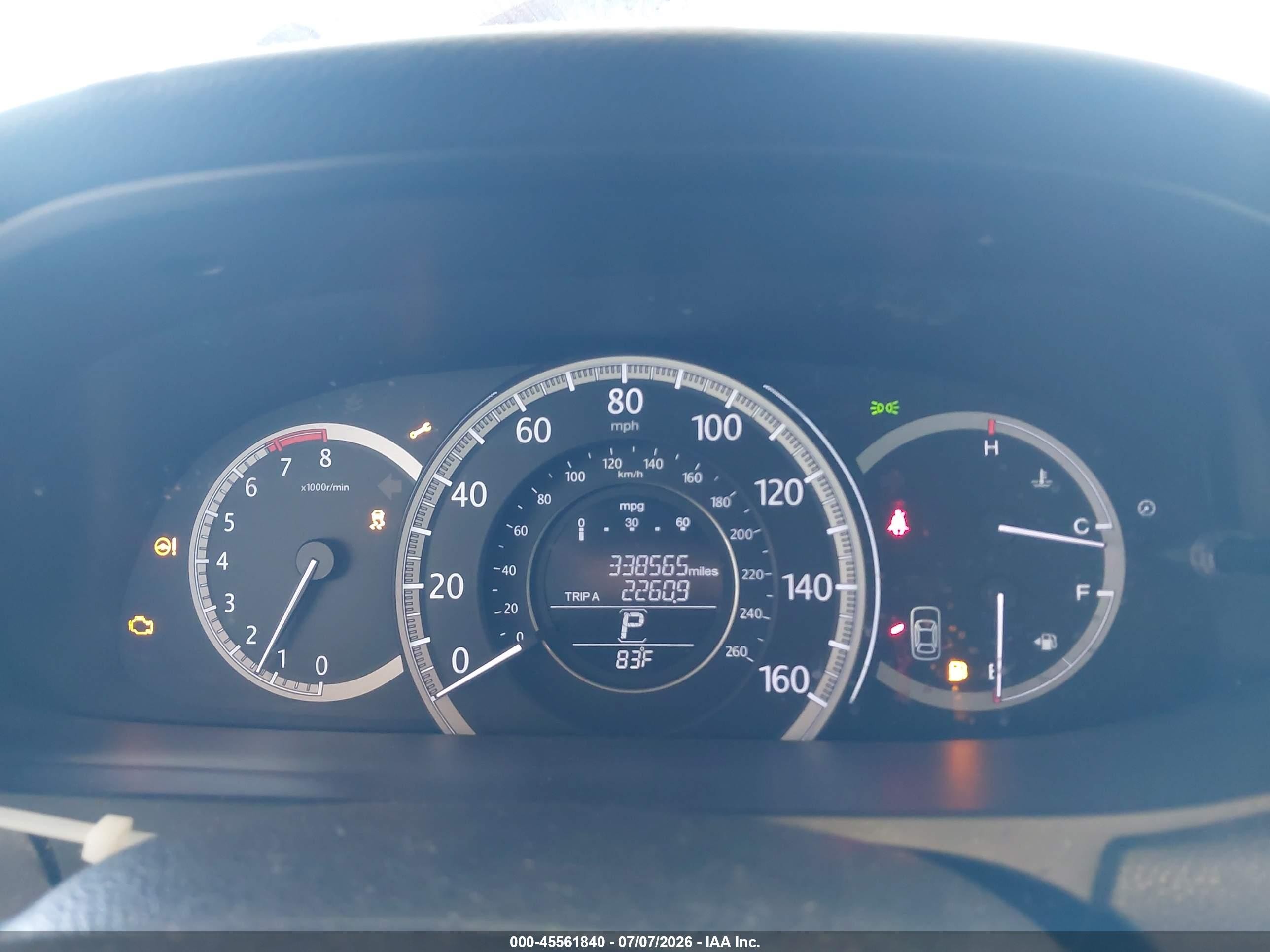 2013 Honda Accord Ex-l Red vin: 1HGCR2F80DA227850