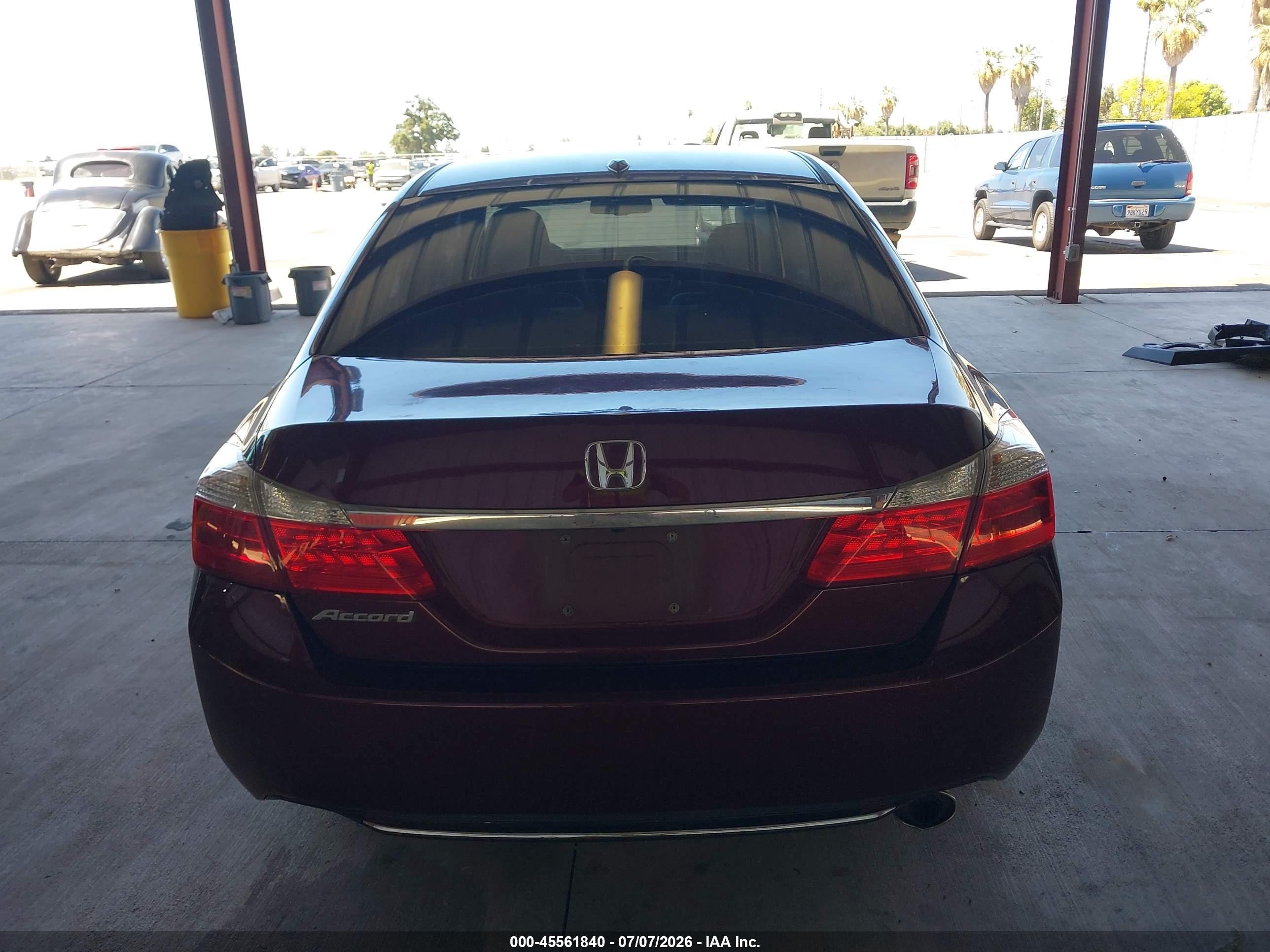 2013 Honda Accord Ex-l Red vin: 1HGCR2F80DA227850
