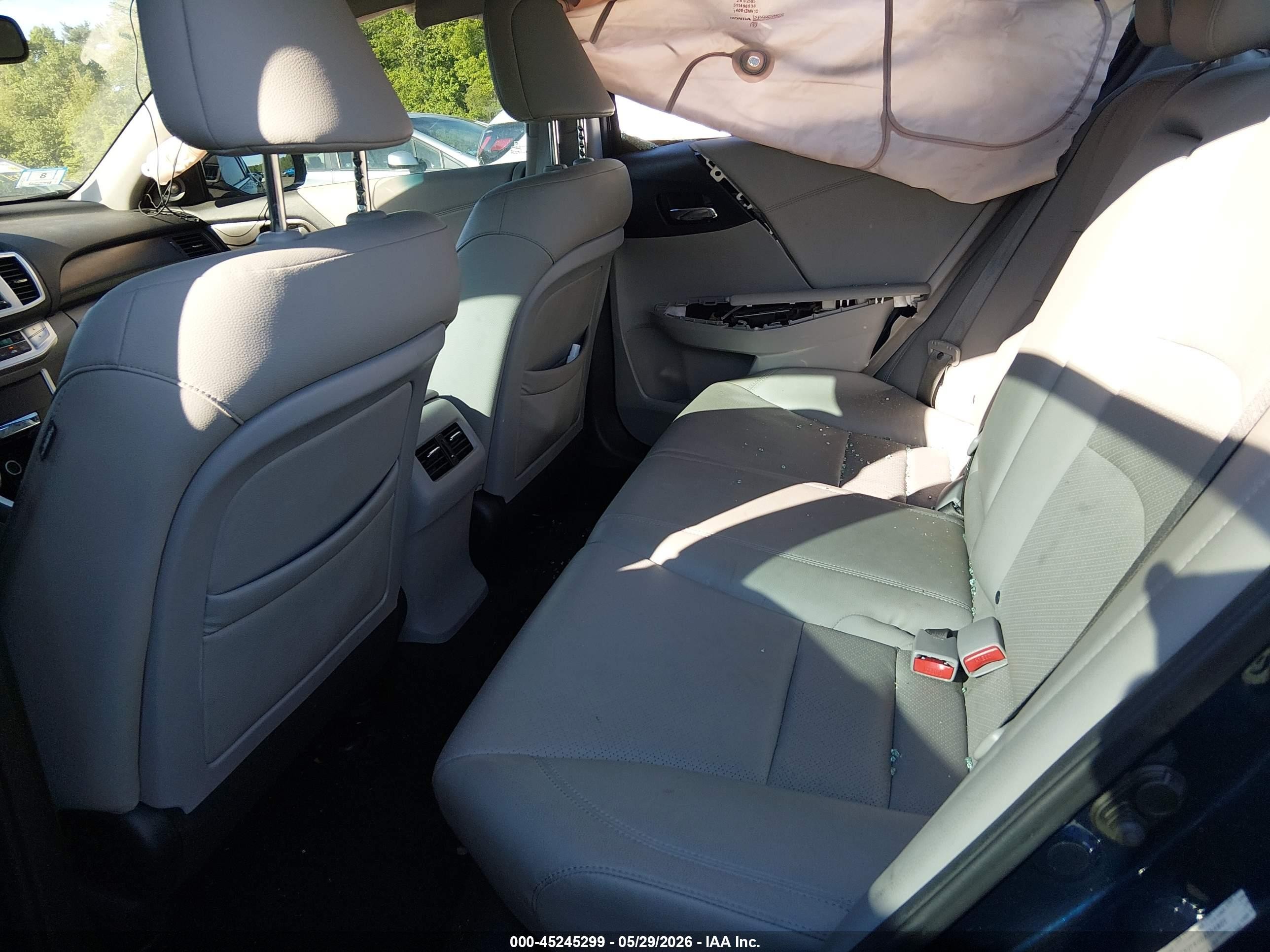 2013 Honda Accord Ex-l Blue vin: 1HGCR2F80DA234801