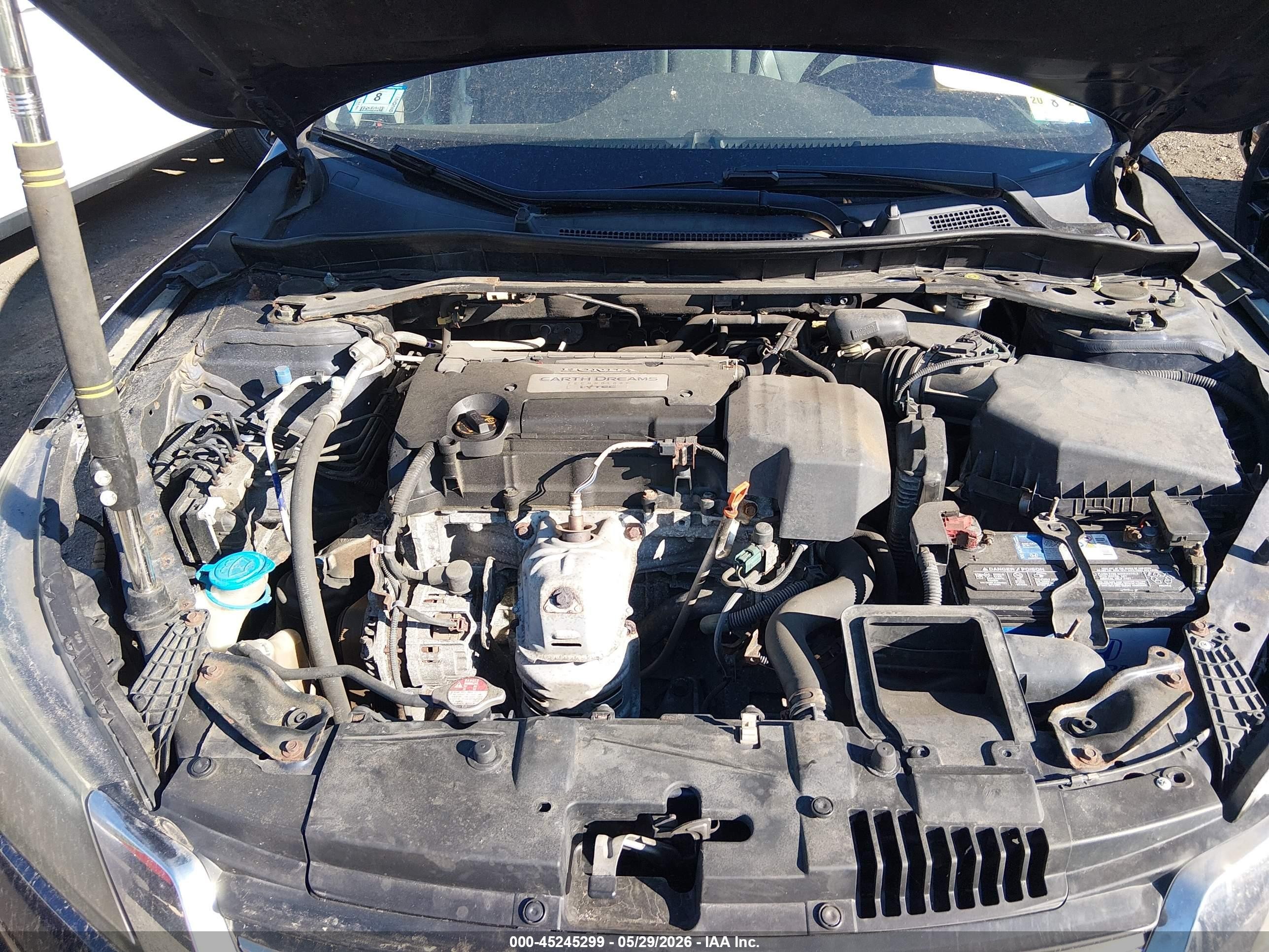 2013 Honda Accord Ex-l Blue vin: 1HGCR2F80DA234801