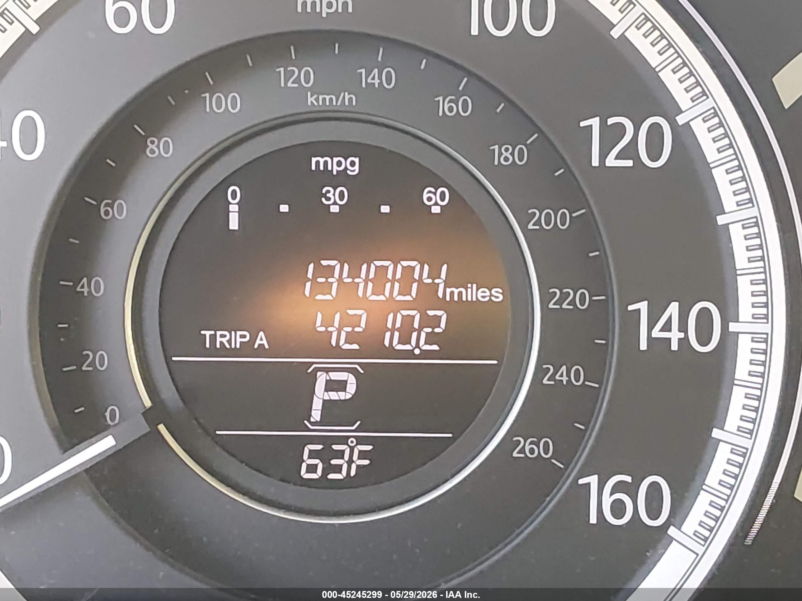 2013 Honda Accord Ex-l Blue vin: 1HGCR2F80DA234801