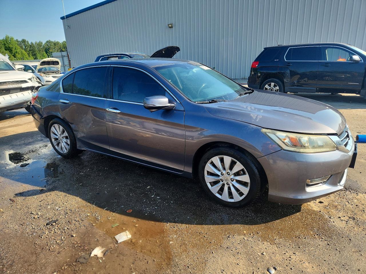2013 Honda Accord Exl Gray vin: 1HGCR2F80DA256040