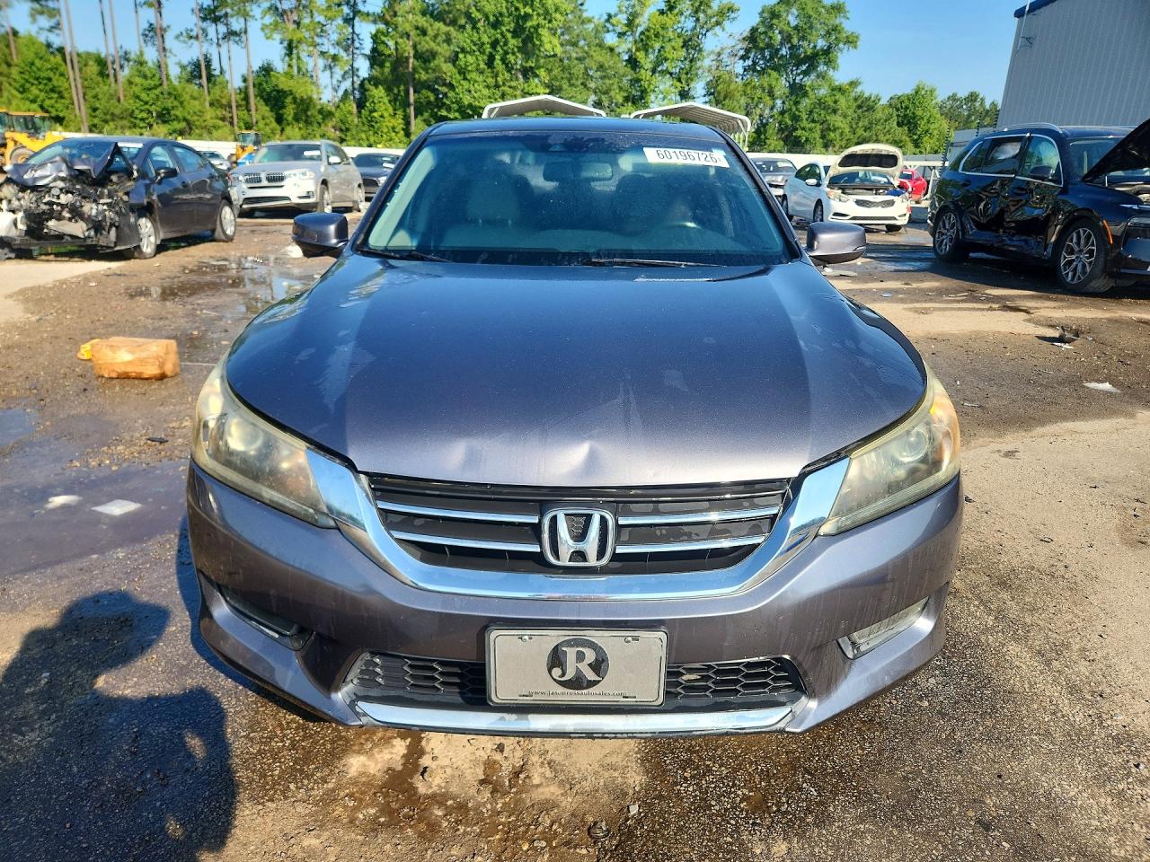 2013 Honda Accord Exl Gray vin: 1HGCR2F80DA256040