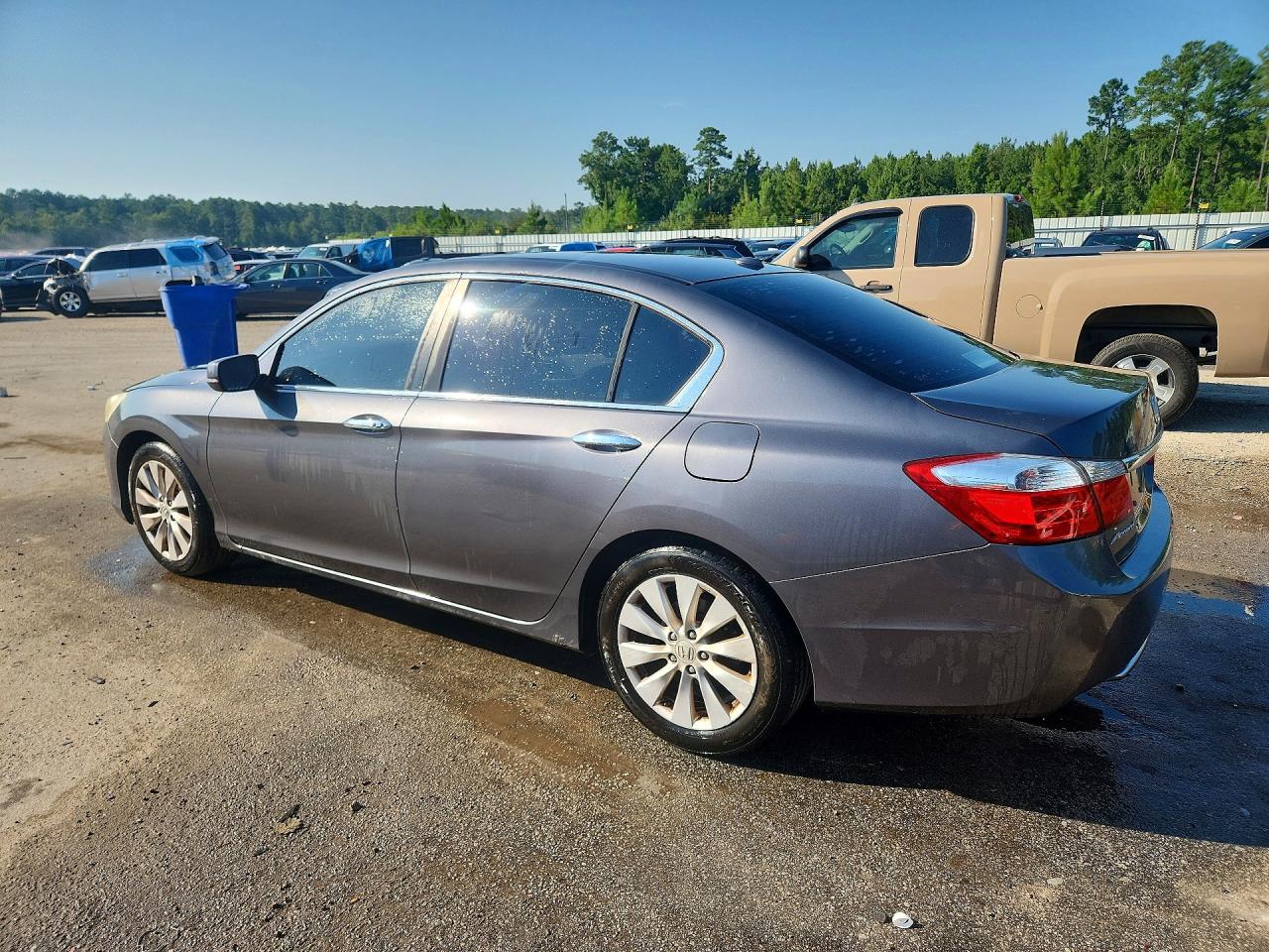 2013 Honda Accord Exl Gray vin: 1HGCR2F80DA256040