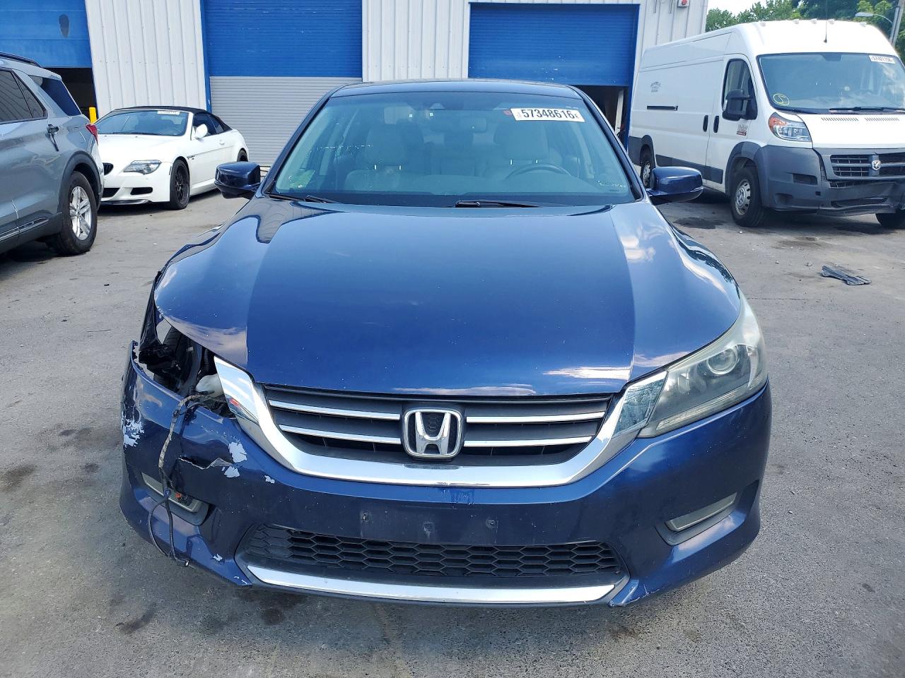 2013 Honda Accord Exl Blue vin: 1HGCR2F80DA273808