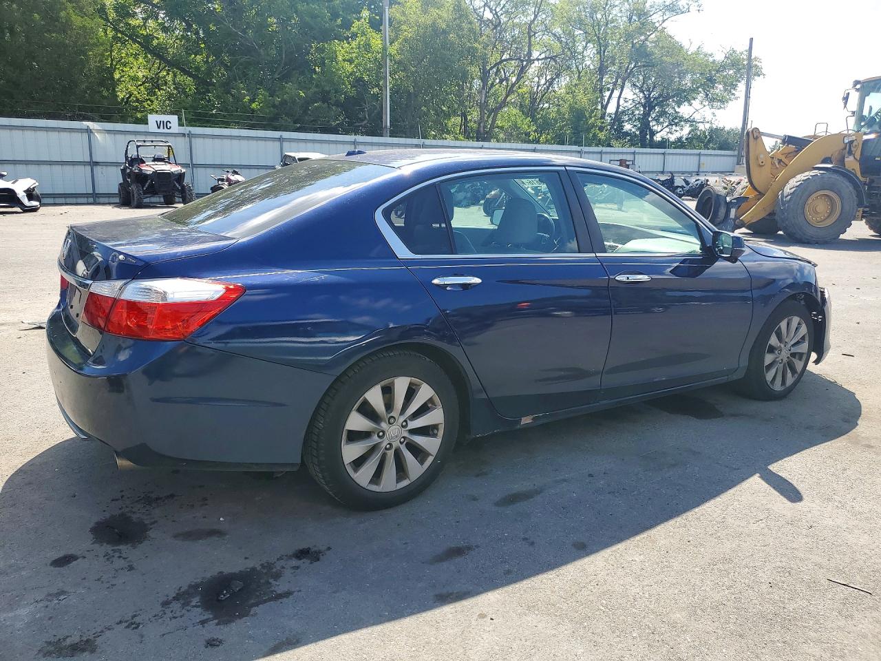 2013 Honda Accord Exl Blue vin: 1HGCR2F80DA273808