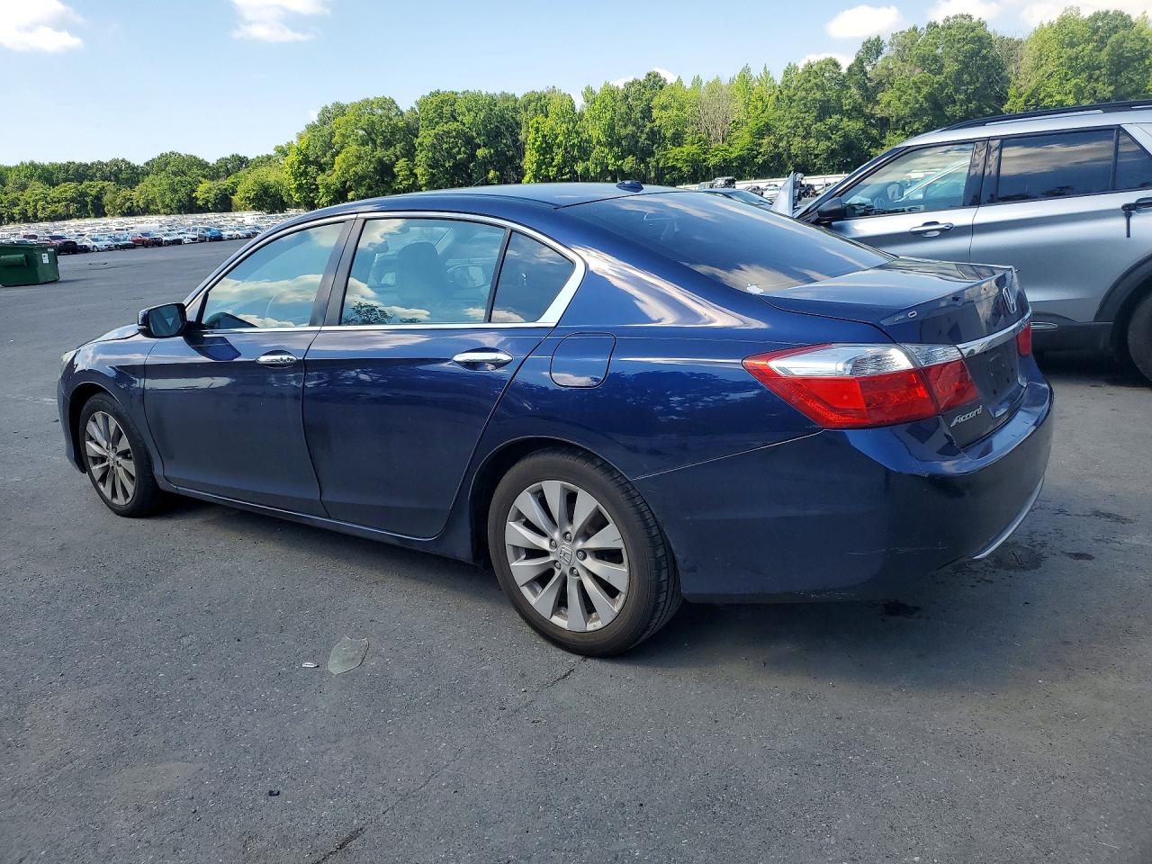 2013 Honda Accord Exl Blue vin: 1HGCR2F80DA273808