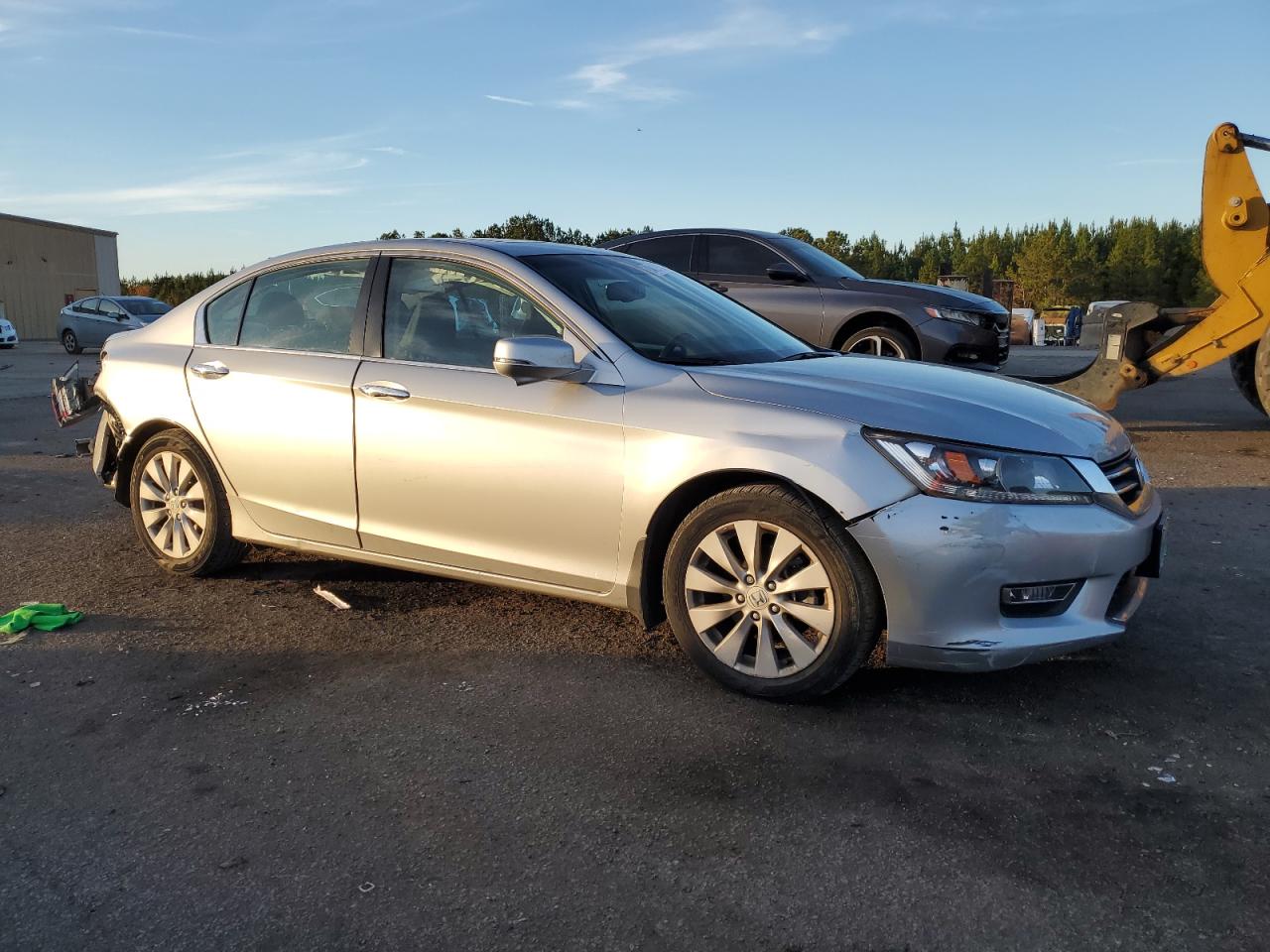 2013 Honda Accord Exl Silver vin: 1HGCR2F80DA275669
