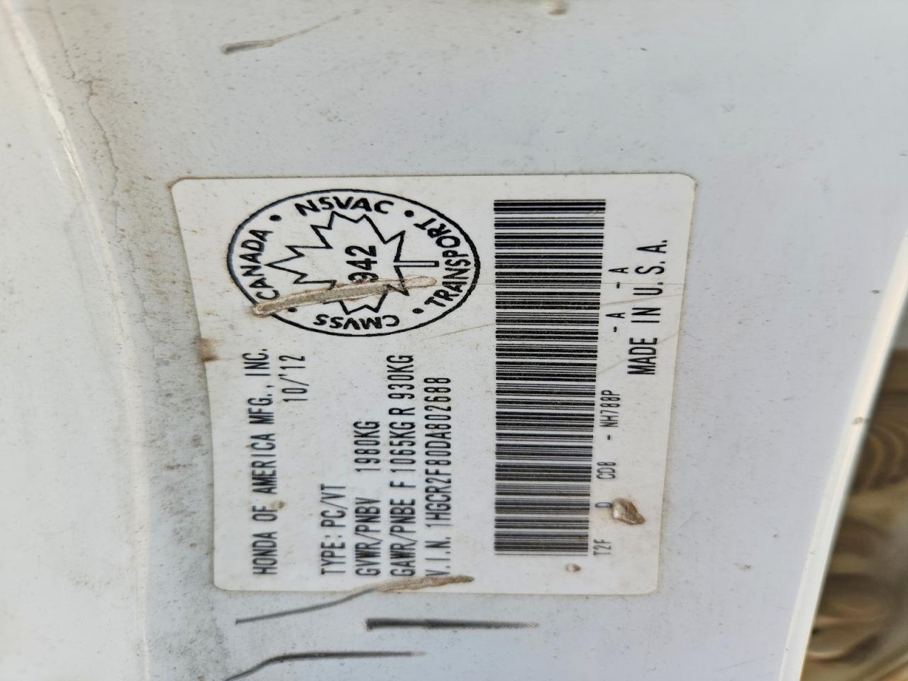 2013 Honda Accord Exl White vin: 1HGCR2F80DA802688