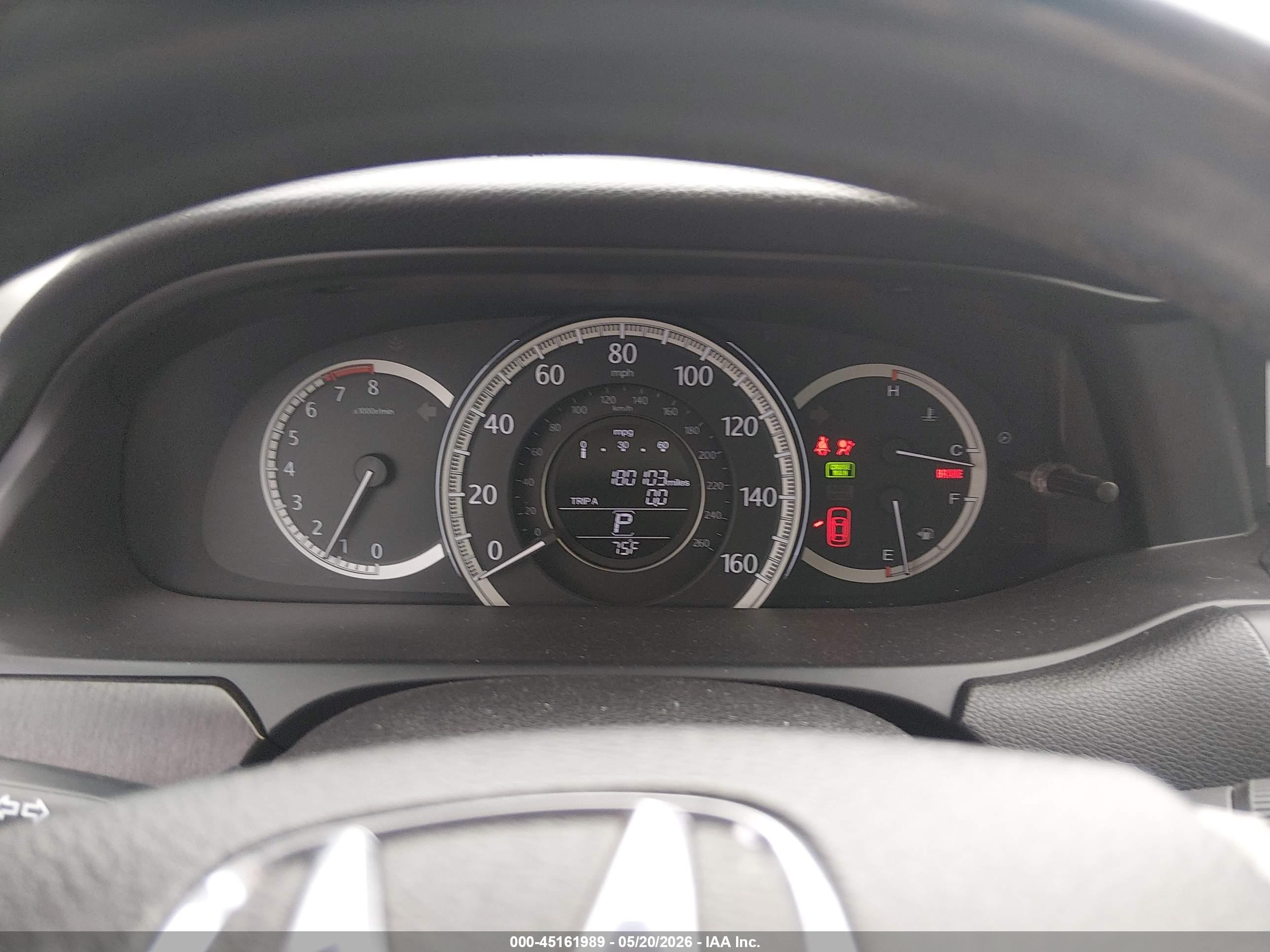 2014 Honda Accord Ex-l Gray vin: 1HGCR2F80EA009618