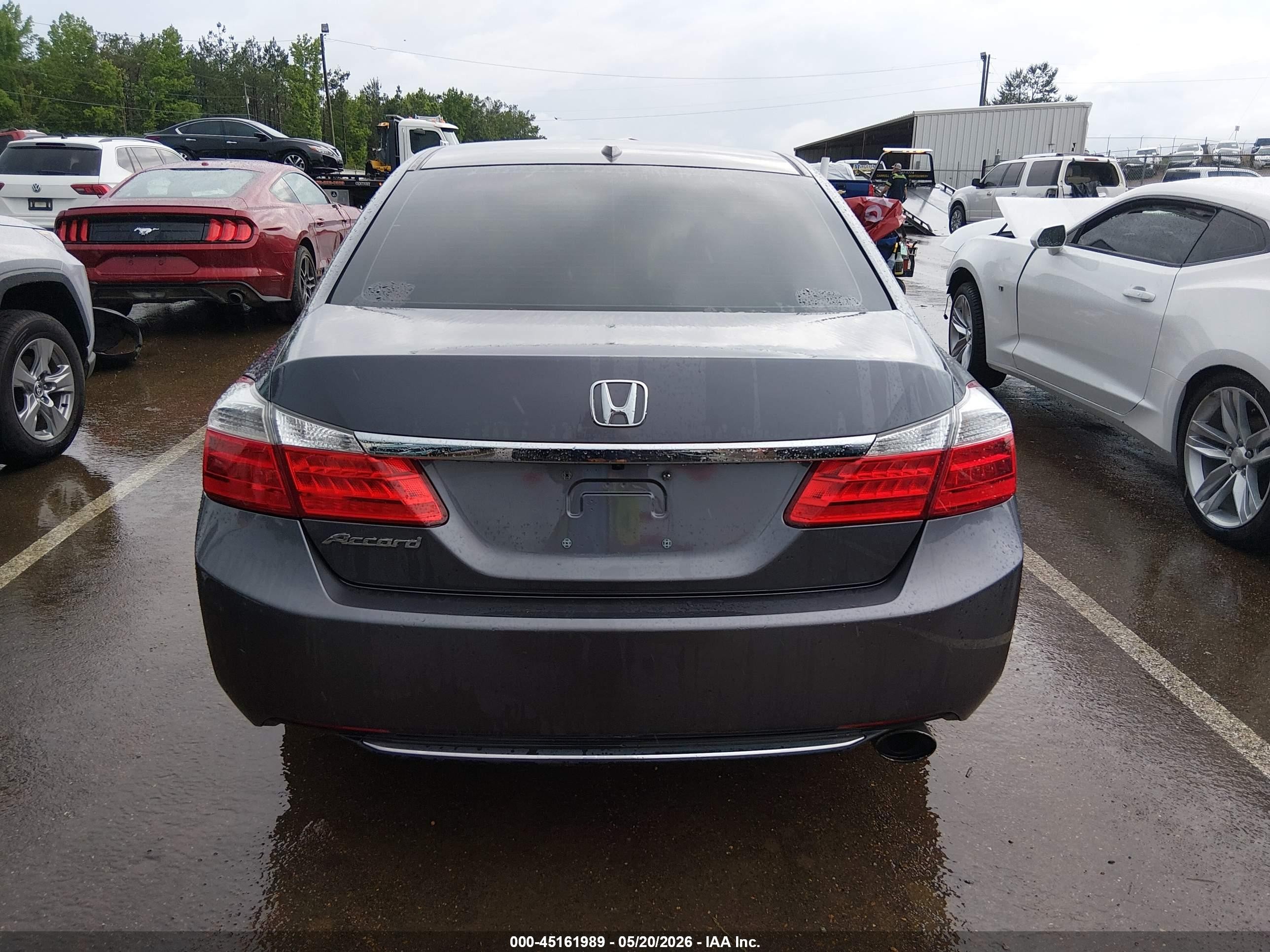 2014 Honda Accord Ex-l Gray vin: 1HGCR2F80EA009618