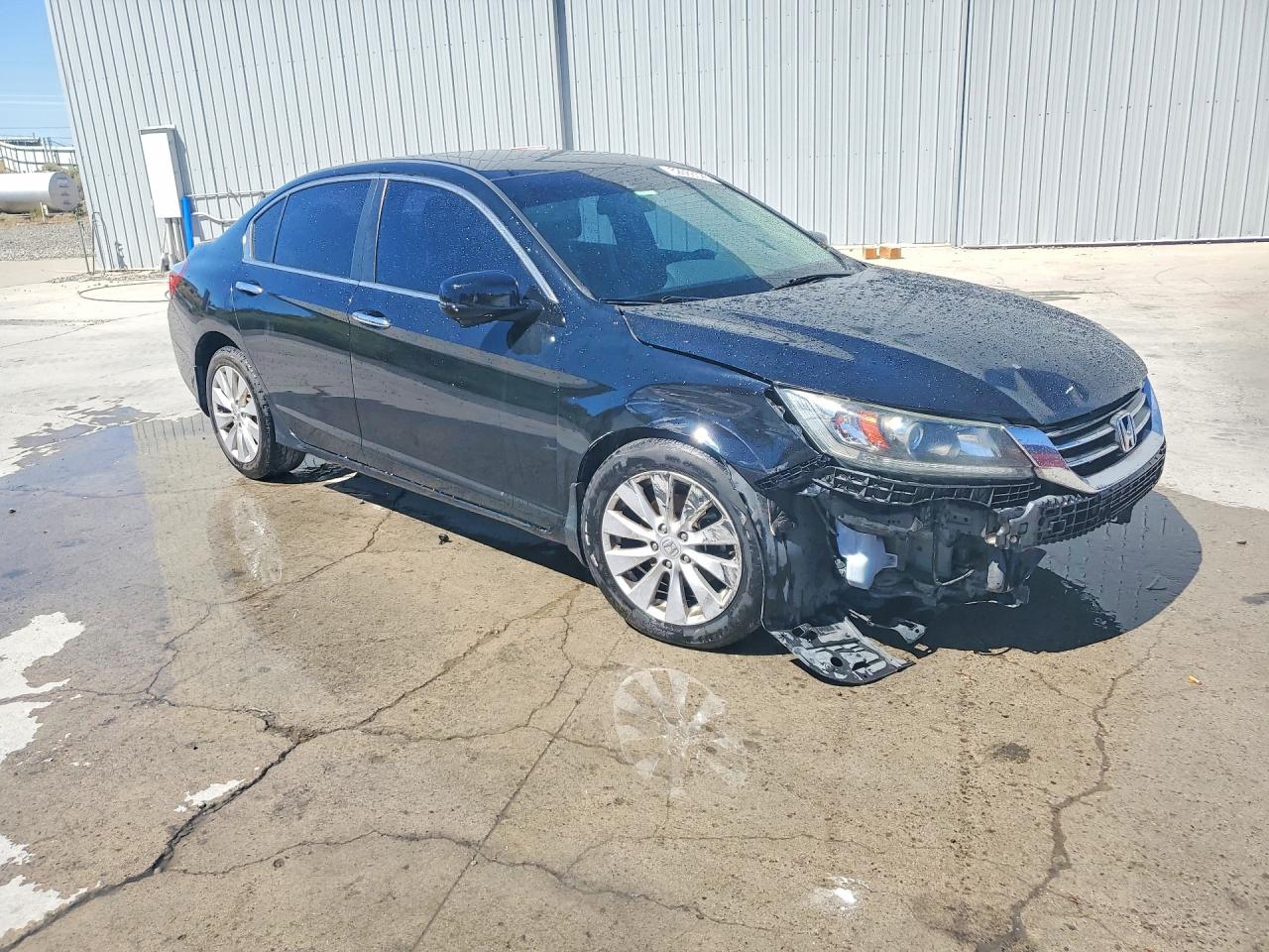2014 Honda Accord Exl Black vin: 1HGCR2F80EA020330