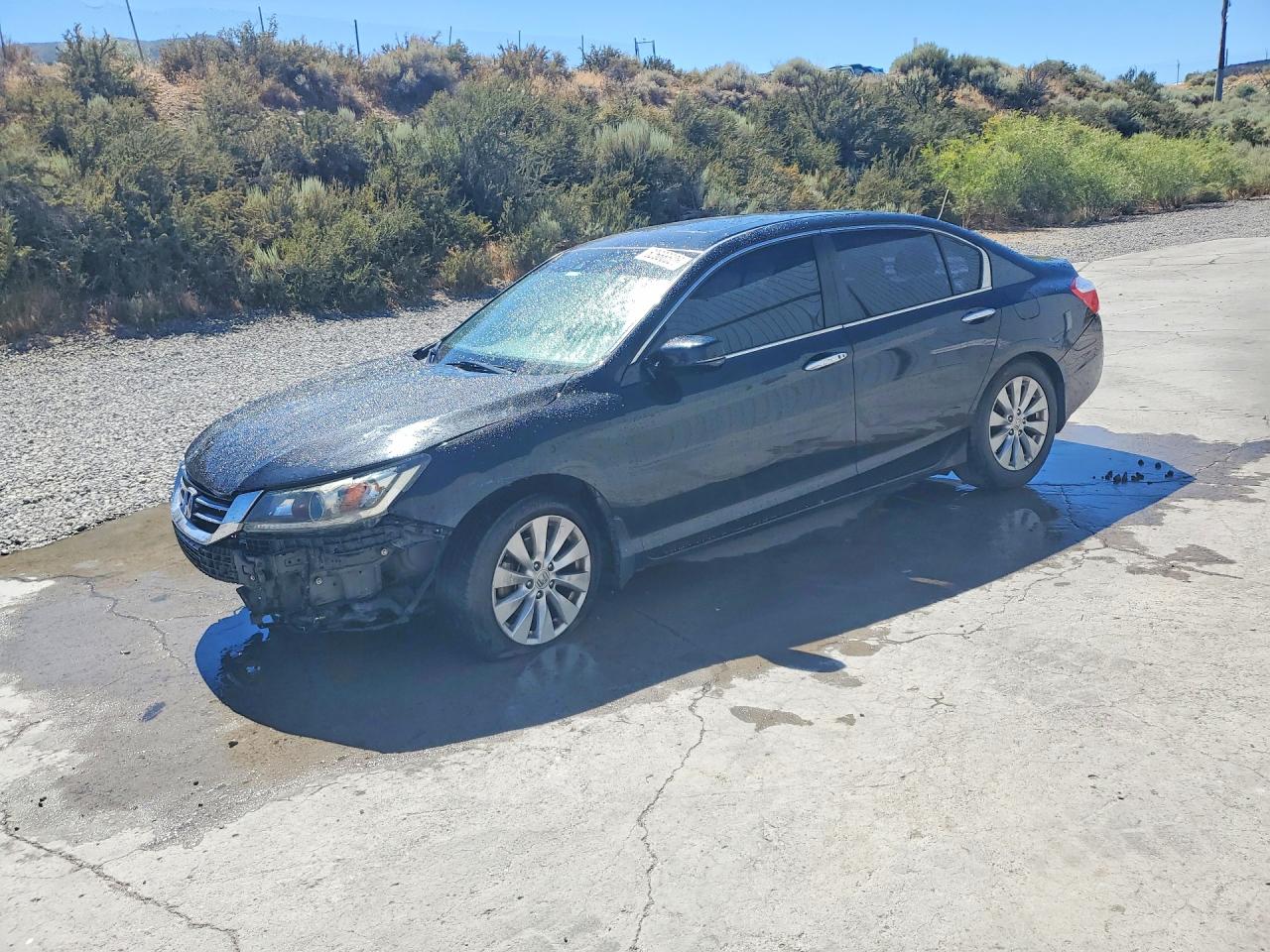 2014 Honda Accord Exl Black vin: 1HGCR2F80EA020330